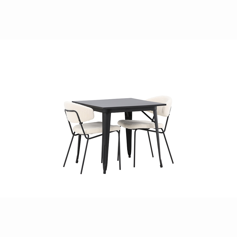 Spisegruppe Venture Home Tempe med 2 Chico Stoler