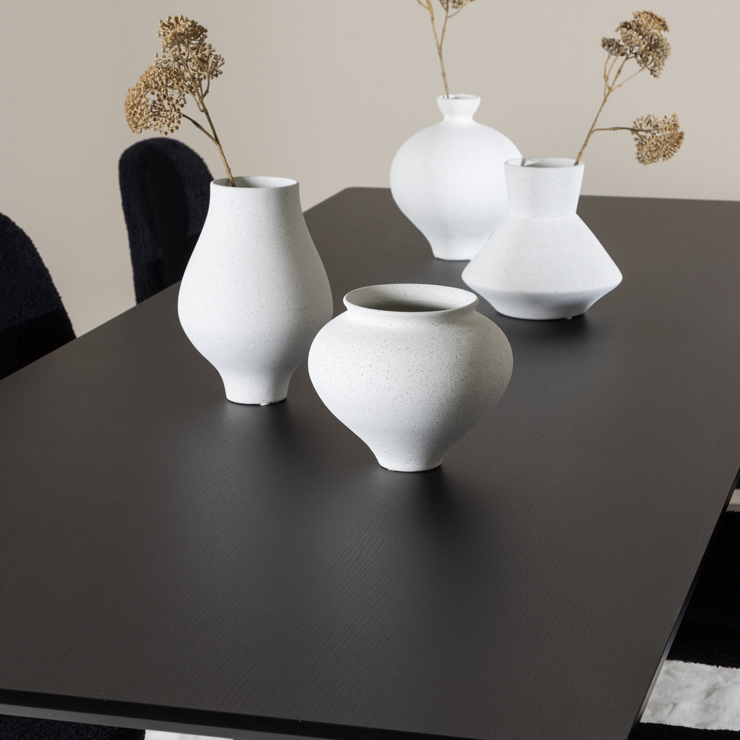 Spisegruppe Venture Home Ellis 230 med 6 stk Polar Stoler Teddy