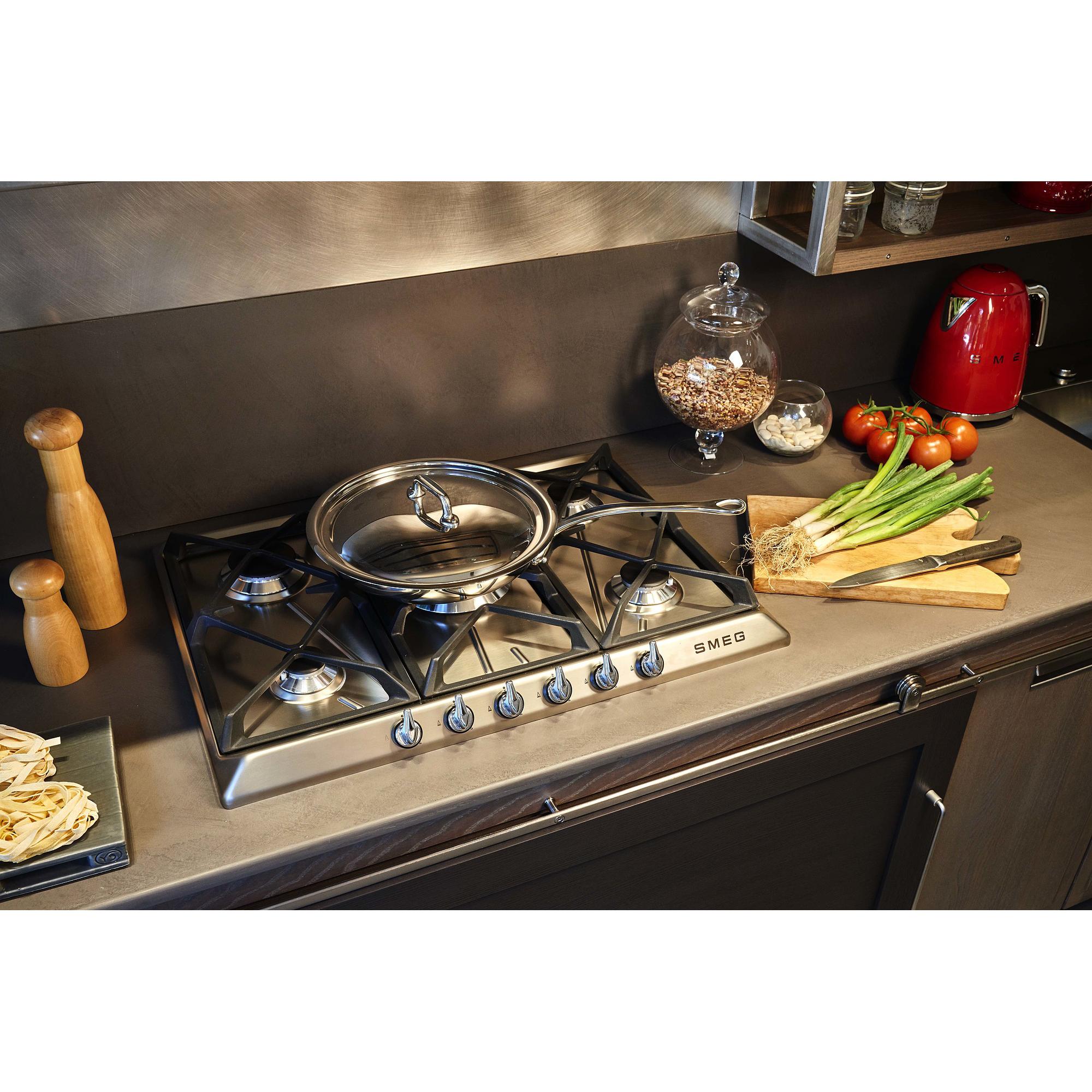 Smeg Gashäll Victoria SR975NGH Sort