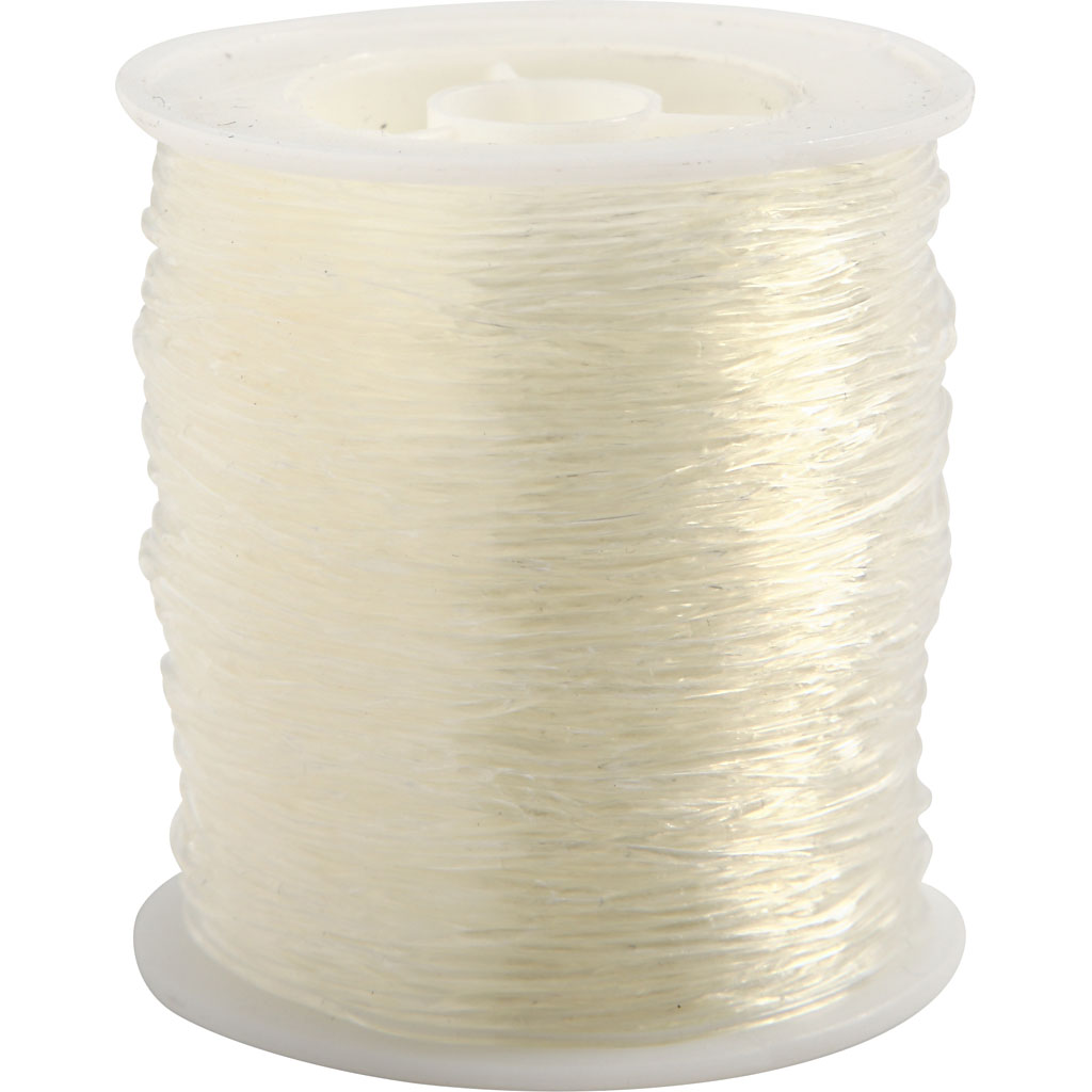 Smykketråd Creativ Company Elastisk Rund 1 mm