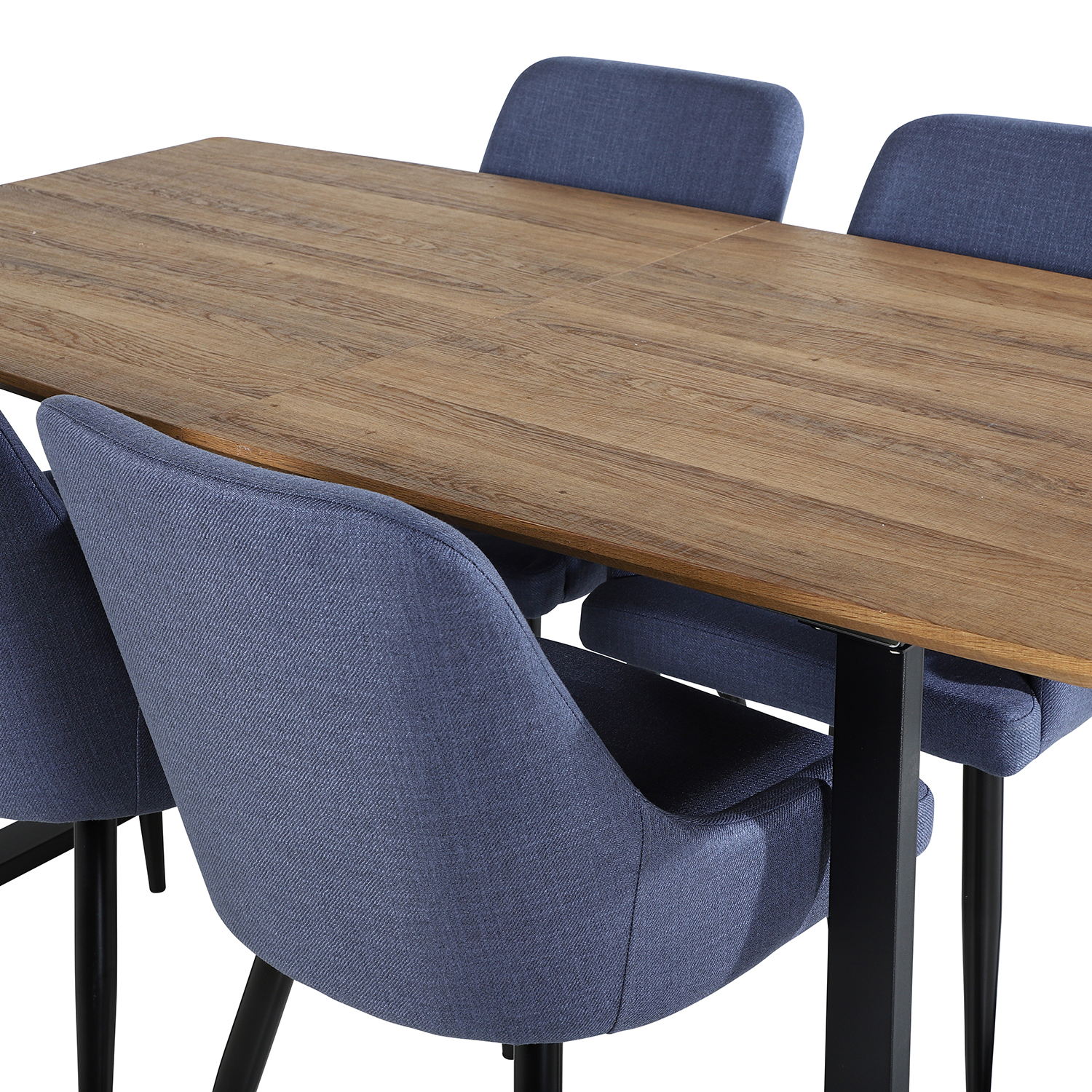 Spisegruppe Venture Home Ina med 4 Plake Stoler