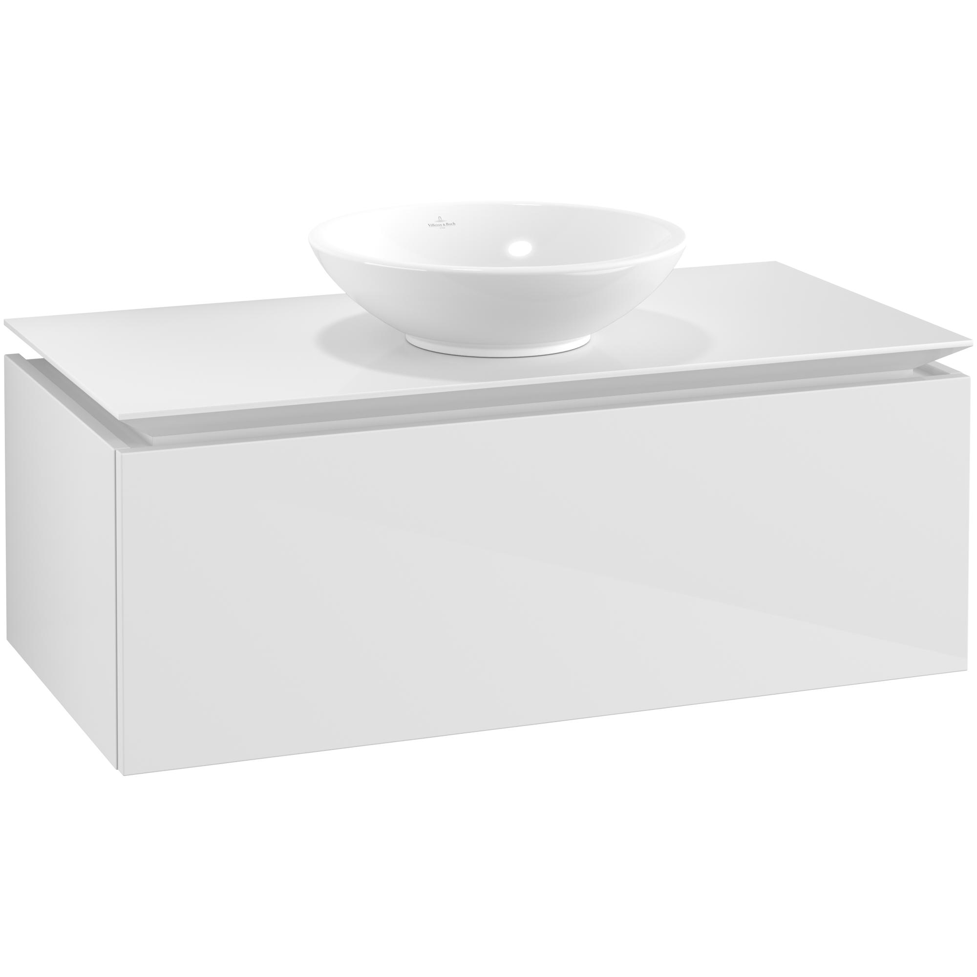 Tvättställsskåp Villeroy & Boch Legato Kompakt 1000 med 1 Låda för Ytmonterat Tvättställ