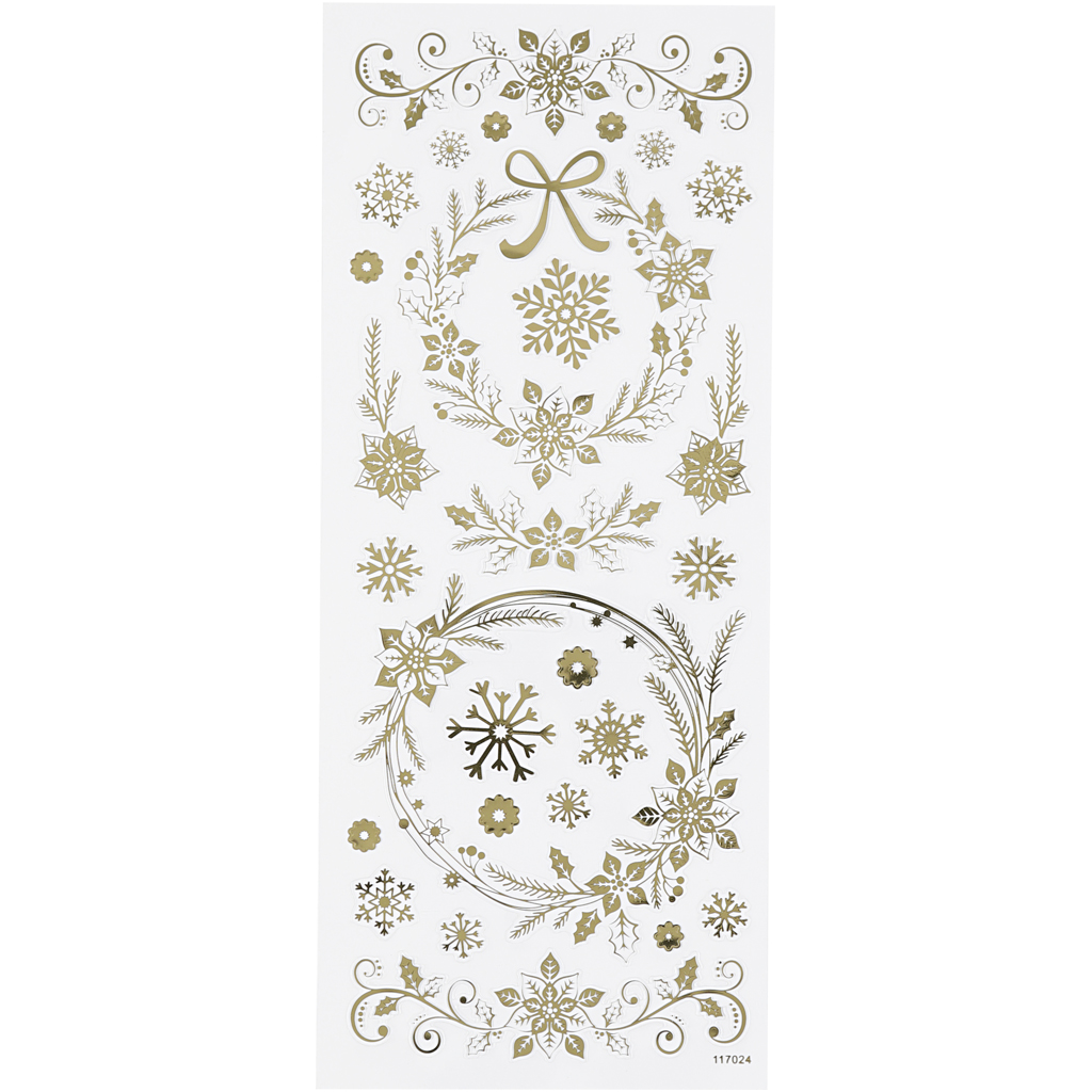 Klistremerker Creativ Company Julestjerner 10x24 cm