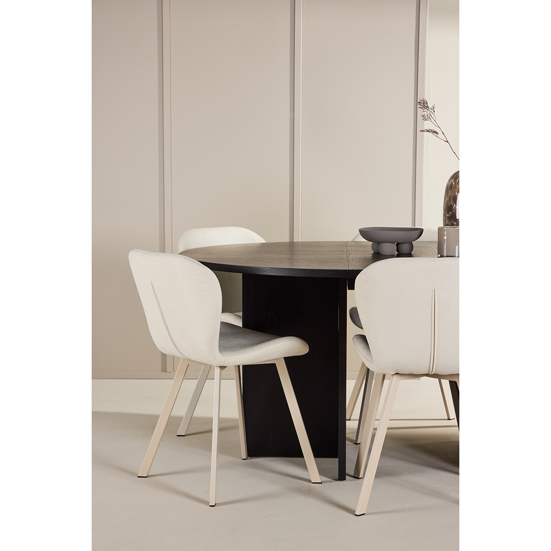 Spisegruppe Venture Home Strada Ø120 cm med 6st Lilja Spisestoler