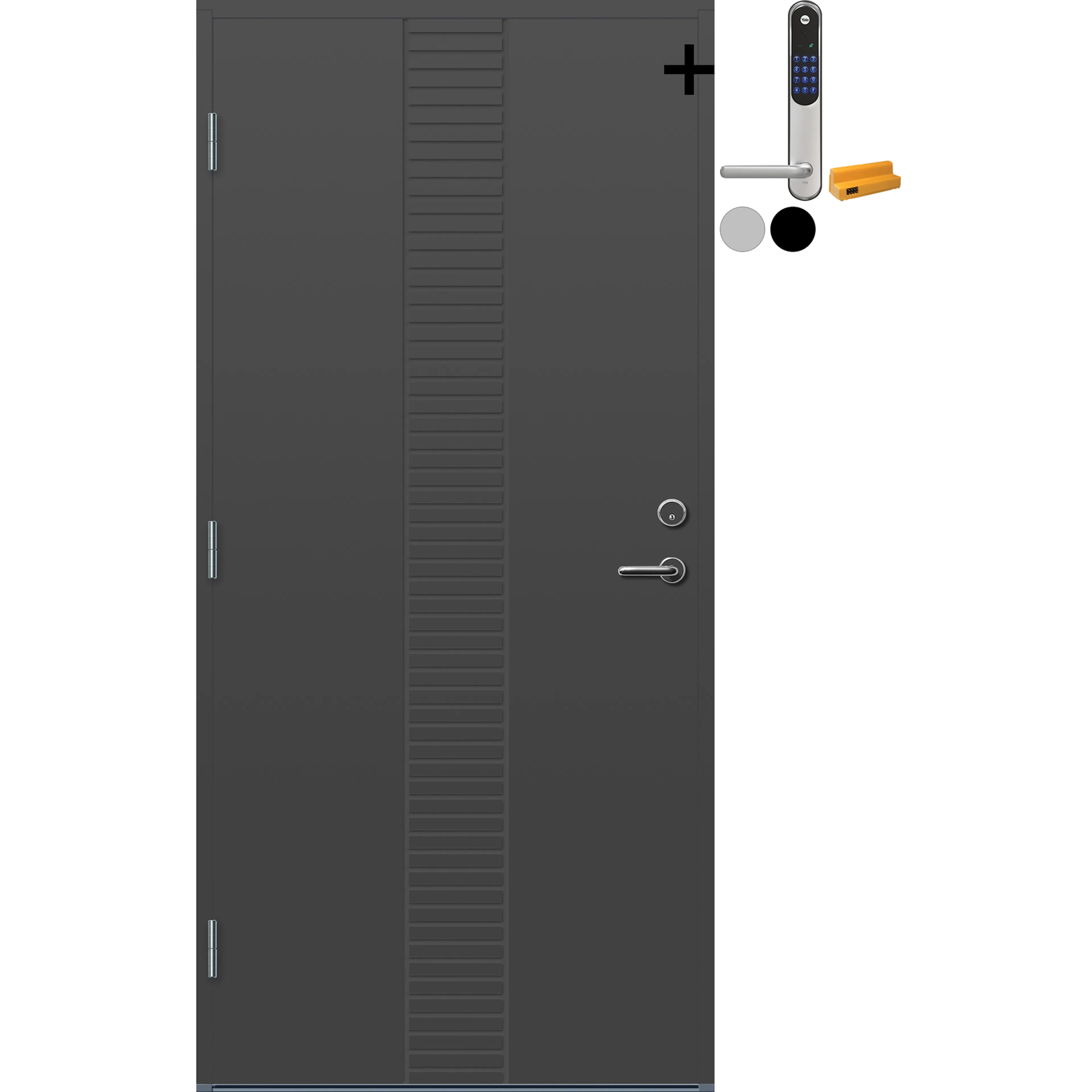NCS S-7500-N, Mørk Grå