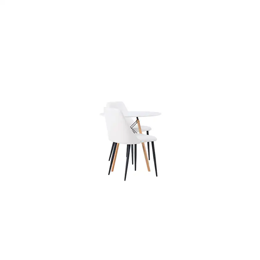 Spisegruppe Venture Home Danburi Ø60 cm med 2 stk Night Stoler