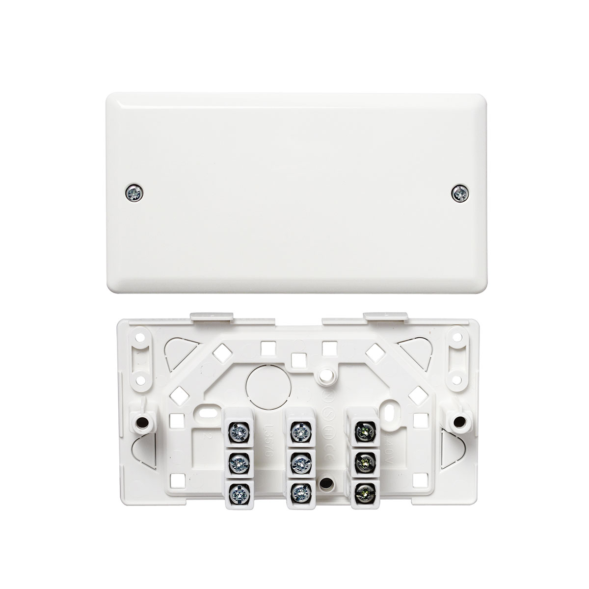 Koblingsboks Elko 2st Plintar RS Renhvit