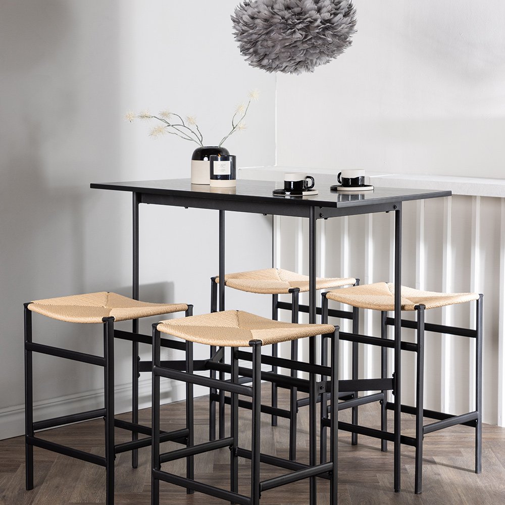 Spisegruppe Venture Home Rax med 4 stk Polly Stoler