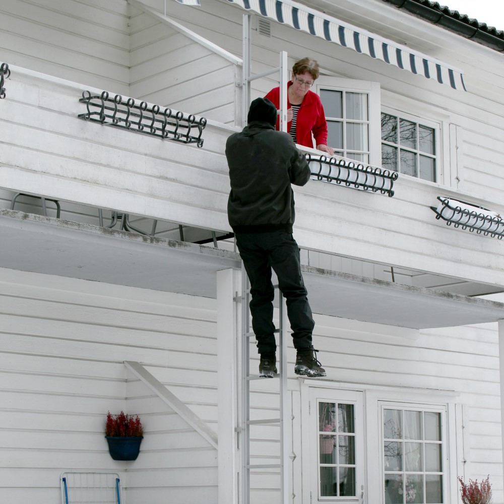 Brannstige Alu-Stigen Eloksert Proff