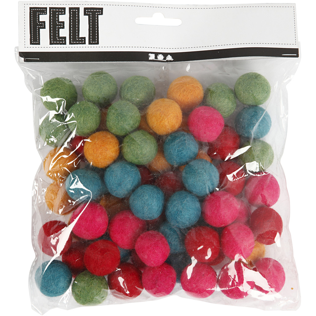 Filtkuler Creativ Company 20 mm 64 stk/1 Pk