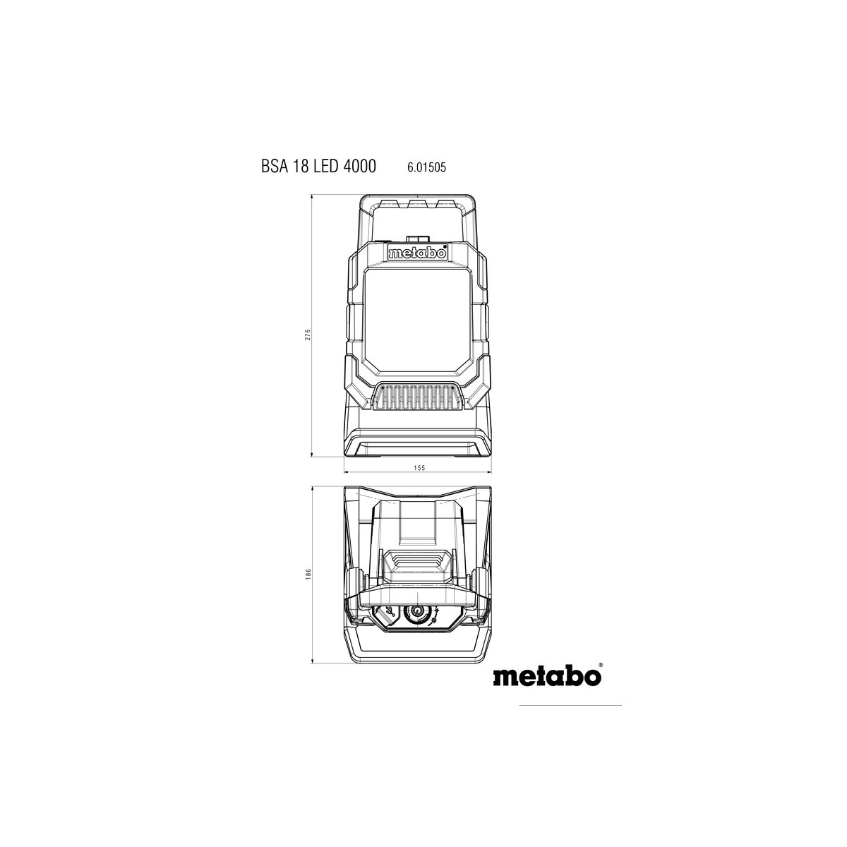 Combosett Metabo 18V BS + SSW + WBQ + BSA 2 X 10,0AH LIHD