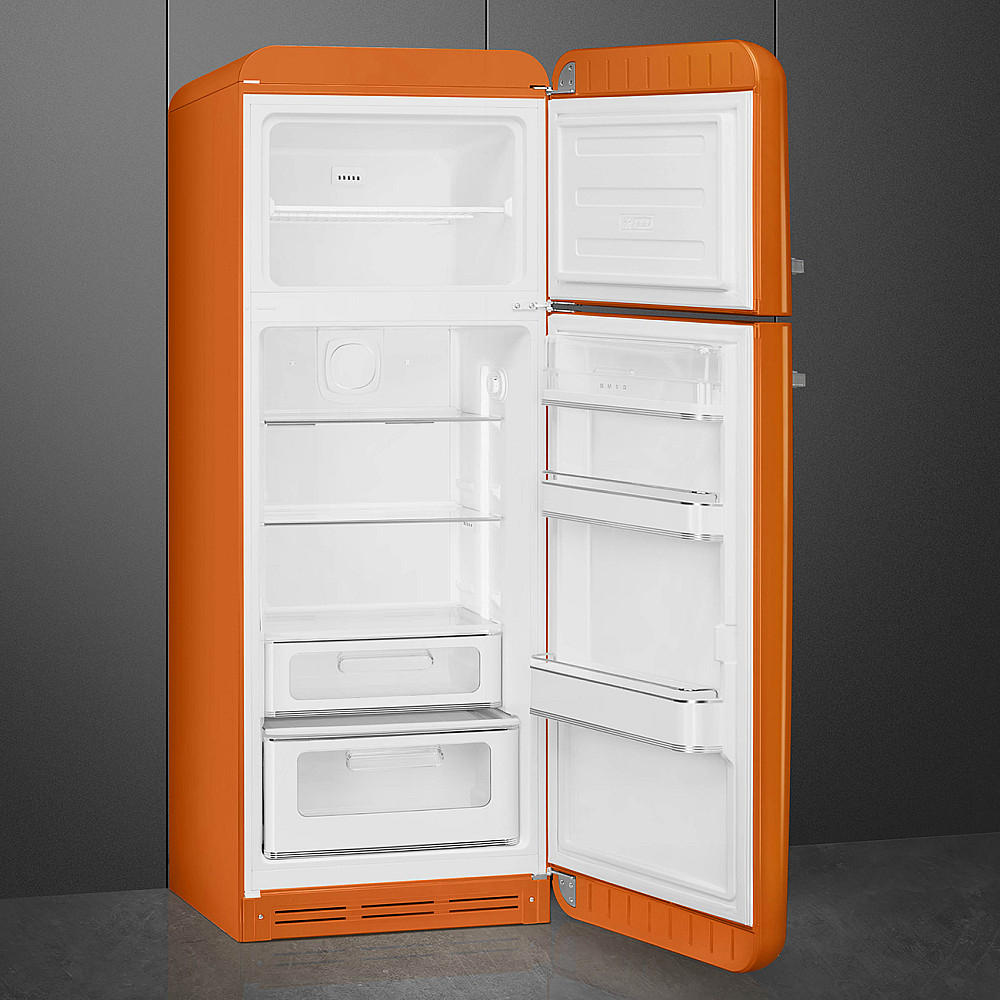 Kombiskap Kjøleskap/Fryser Smeg FAB30ROR6 Orange 50's Style