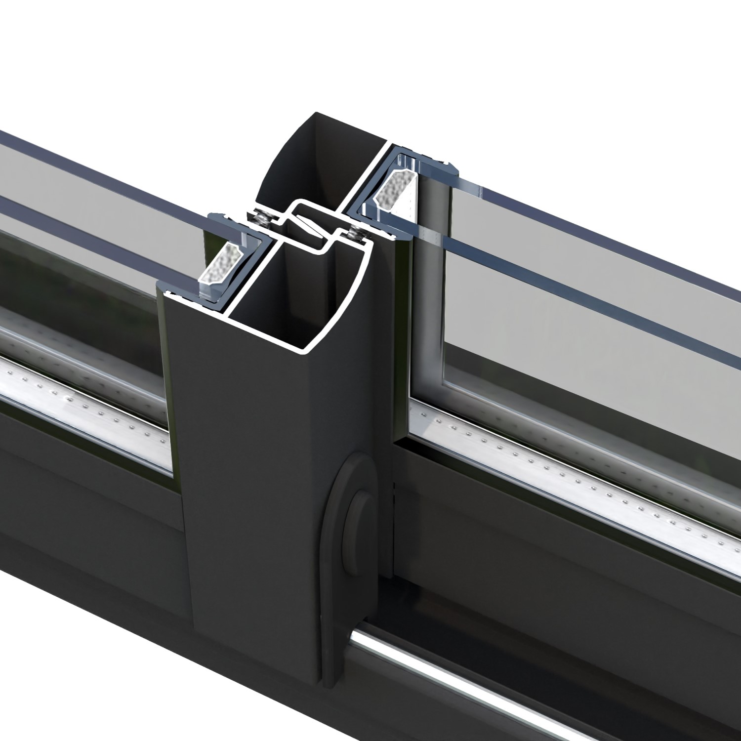 Skyvedør Palmako SLIDE PLUS 2-Lags Aluminium