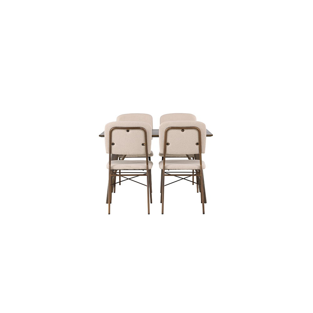 Spisegruppe Venture Home Kaseidon med 4 stk Seda Stoler