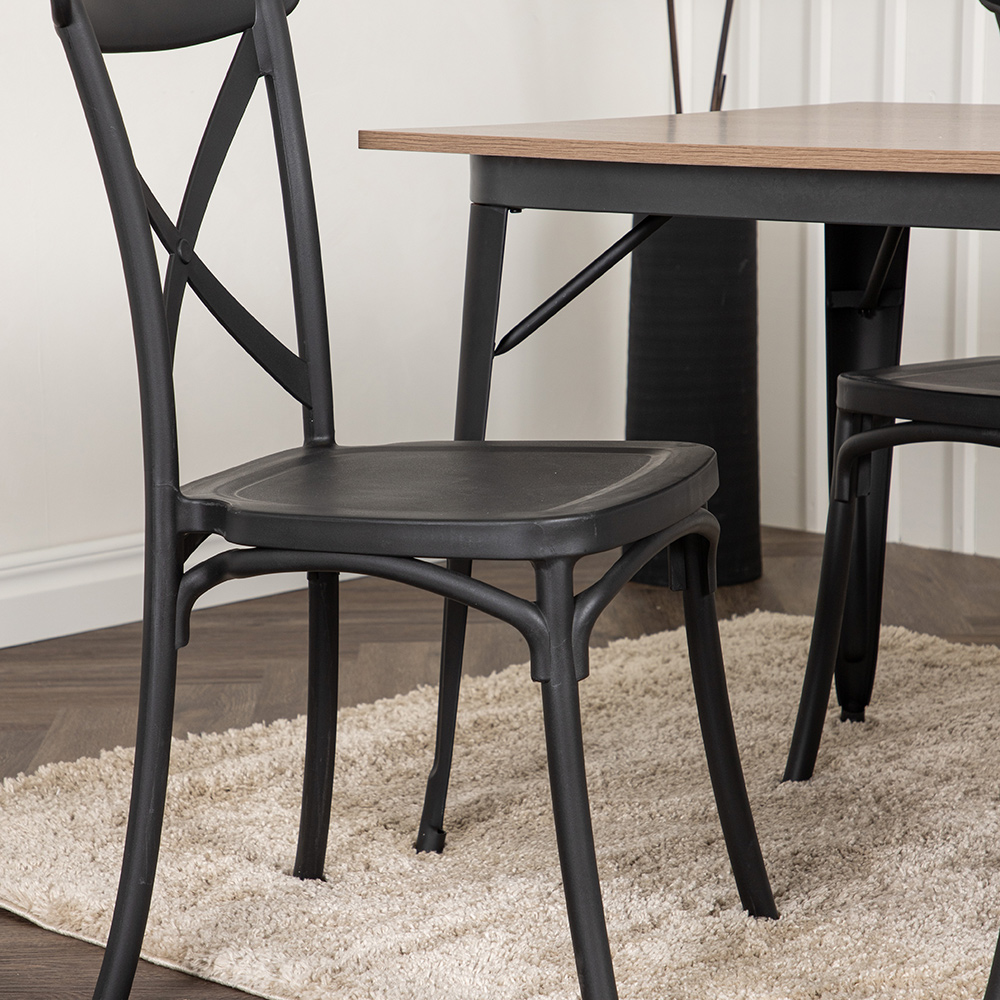 Spisegruppe Venture Home Tempe med 4 Crosett Stoler