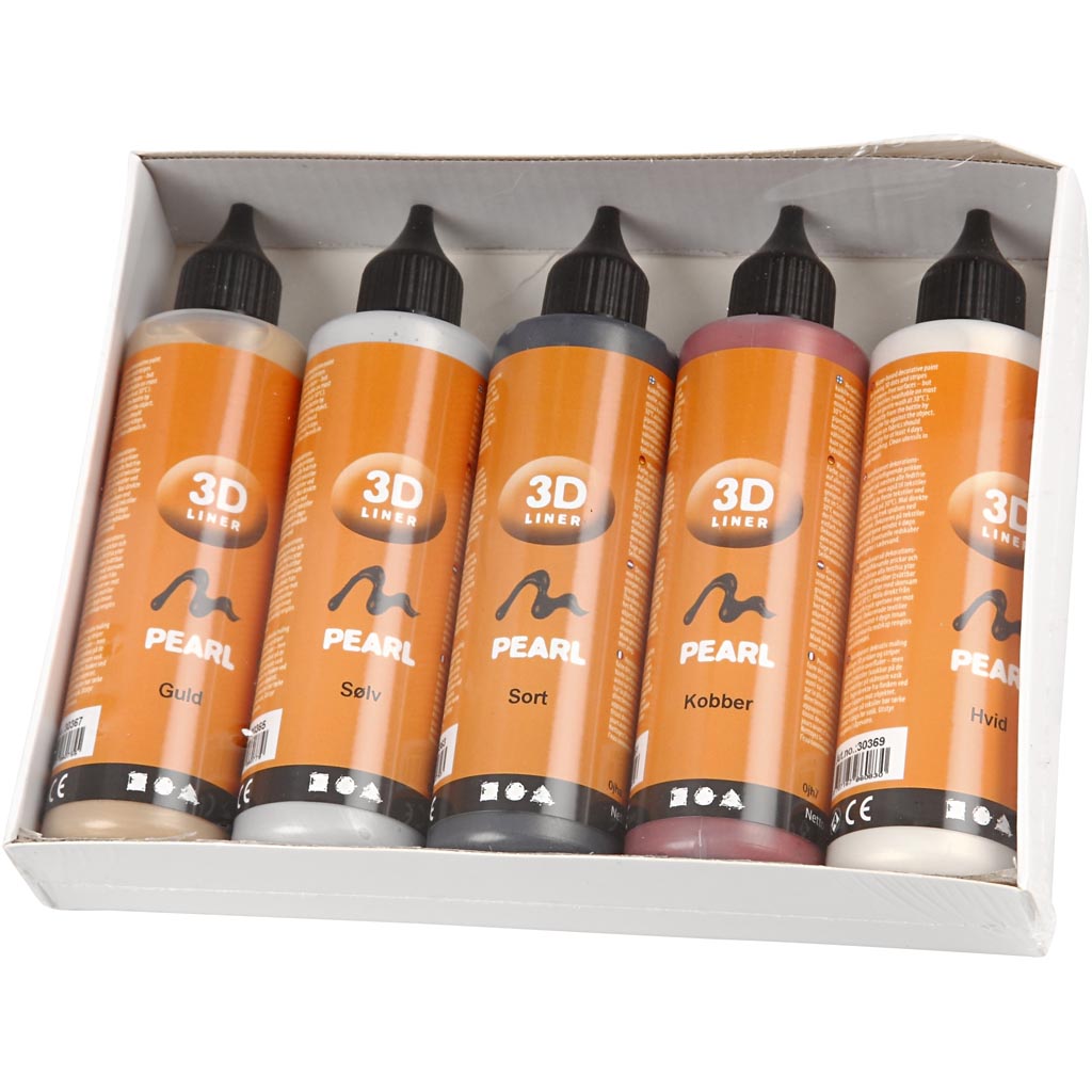 3D Liner Creativ Company Metallicfarger 5x100 ml/1 Pk