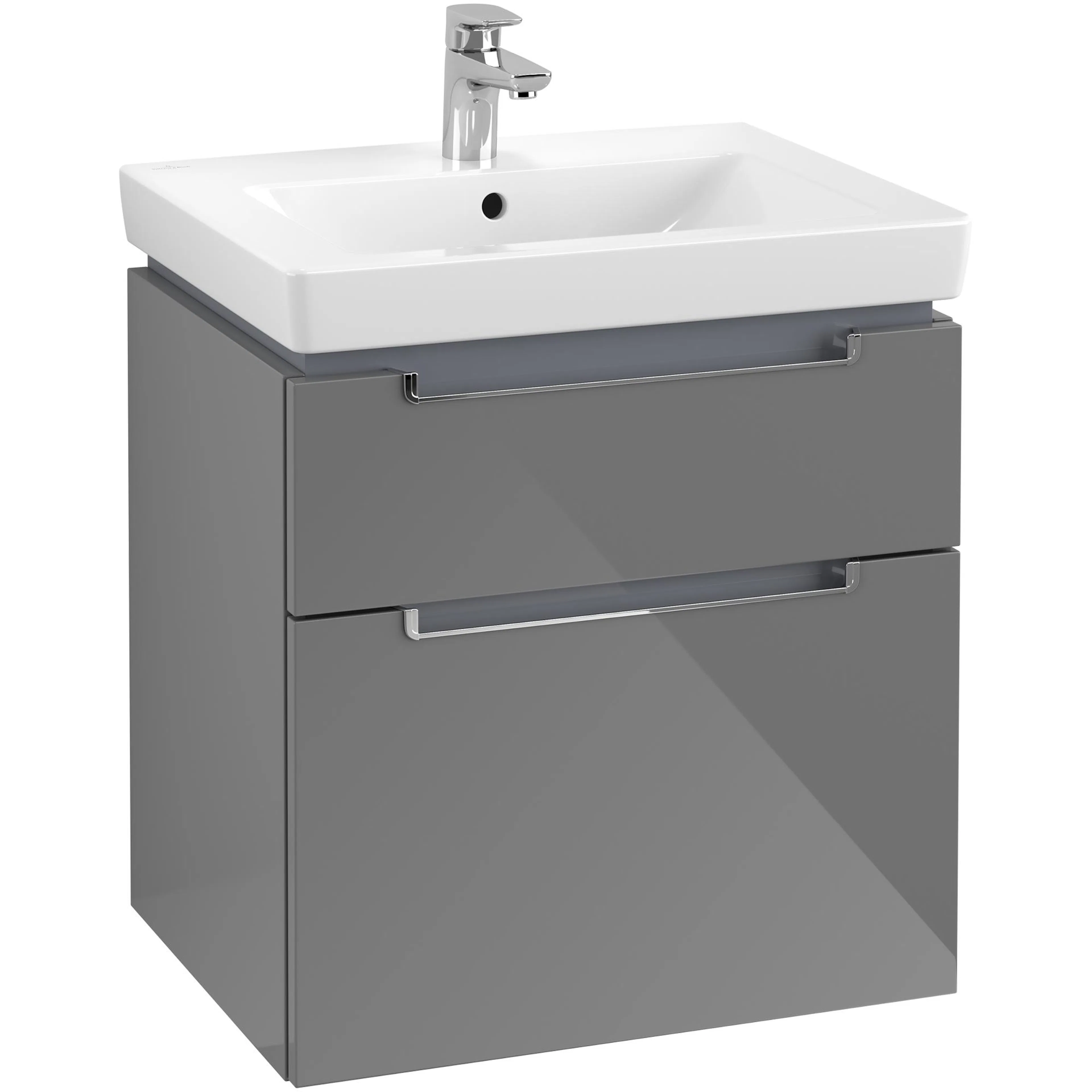 Tvättställsskåp Villeroy & Boch Subway 2.0 med 2 Lådor