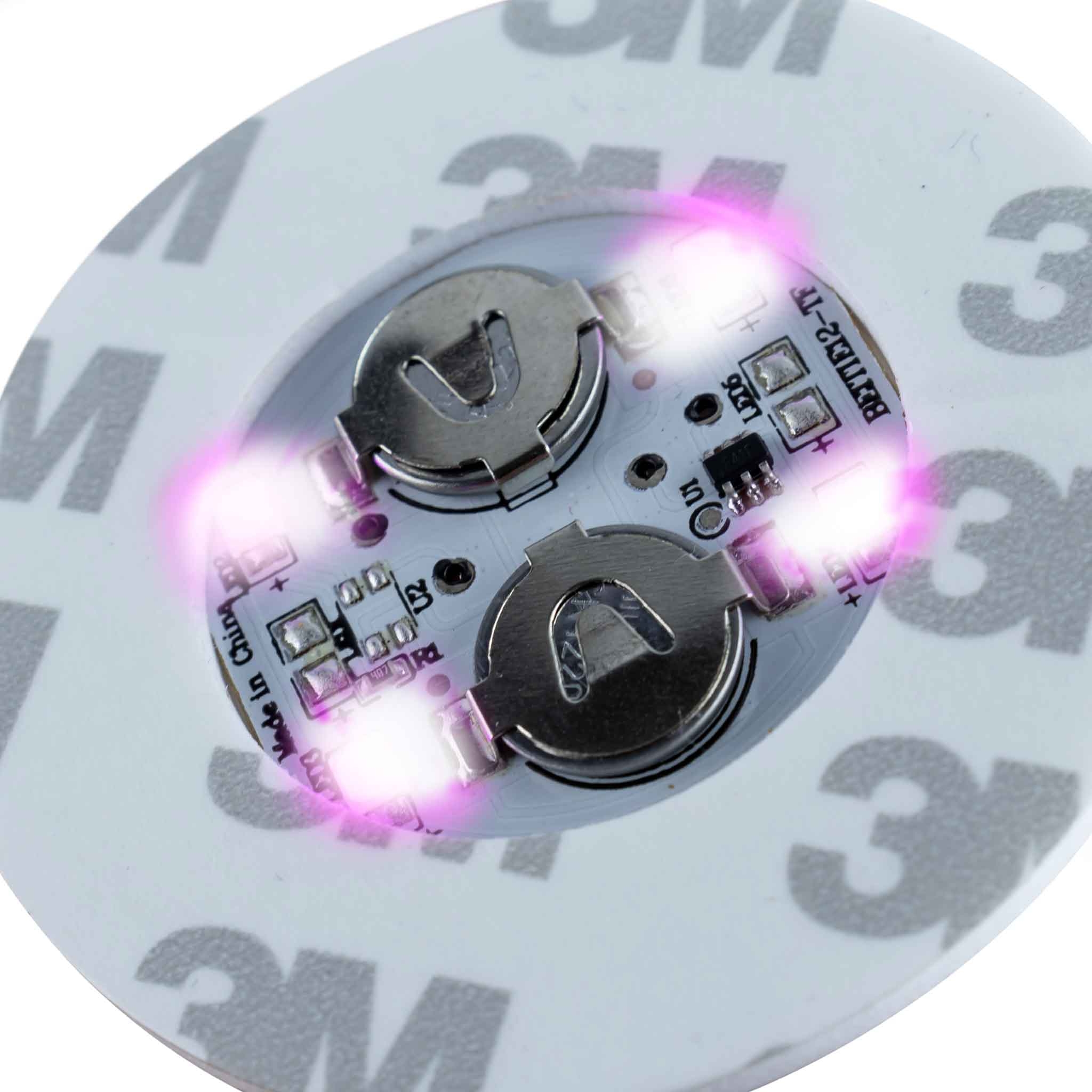 Viking Discs LED-ljus för disc golf (10st), Blå Blå