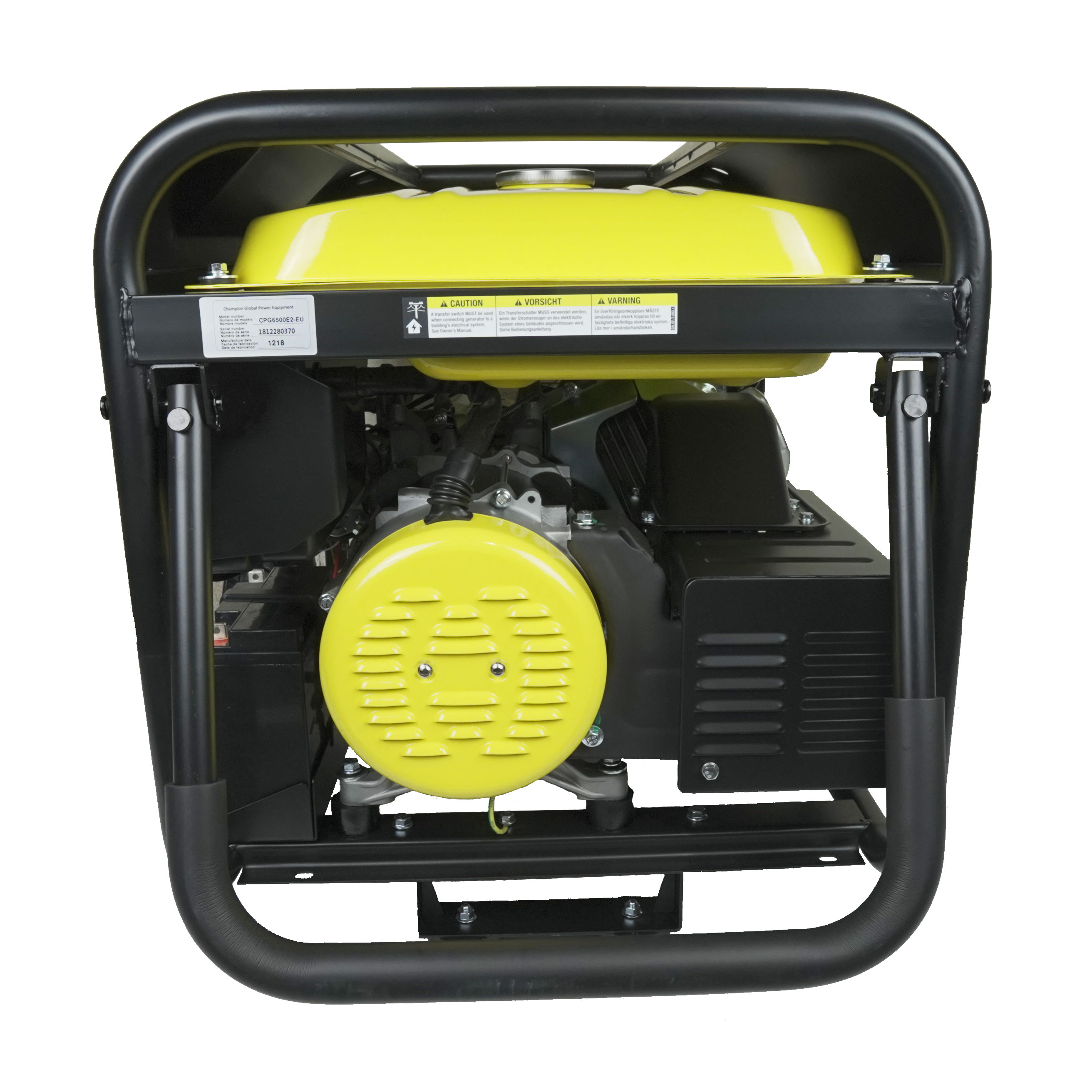 Strømaggregat Champion Generators CPG6500E2 5,5kW 1-fas Bensin med Fjernstart