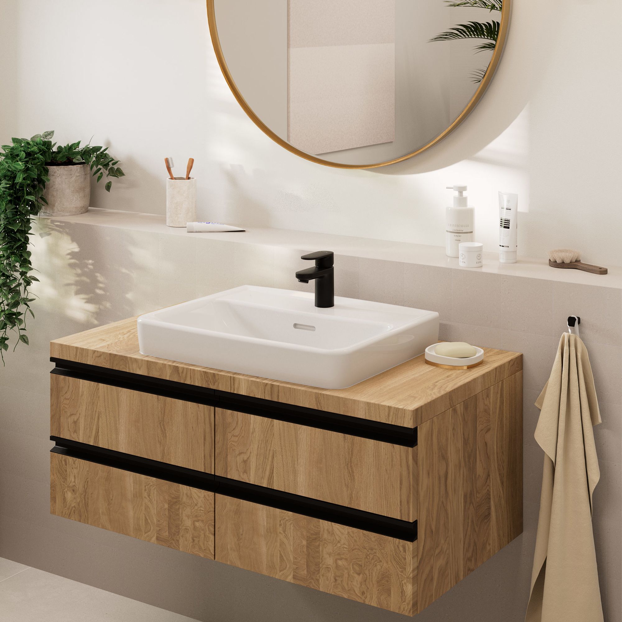 Servantbatteri Hansgrohe Vernis Blend 70