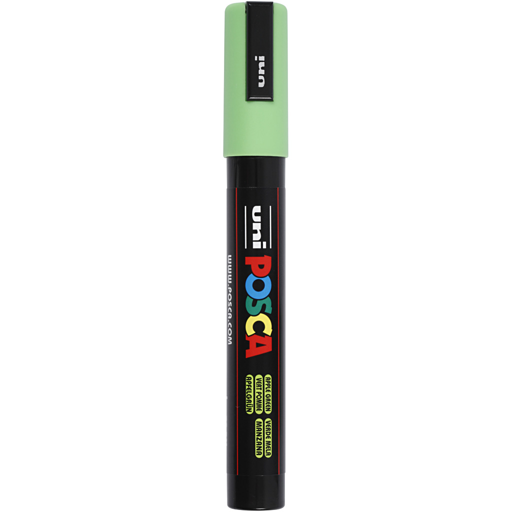 Posca Marker , nr. PC-5M, spets 2,5 mm, 1 st. Apple Green