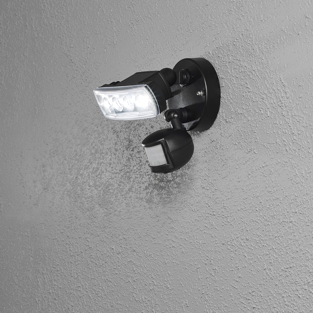 Vegglampe Gnosjö Konstsmide Prato 4x1W LED Bevegelsessensor