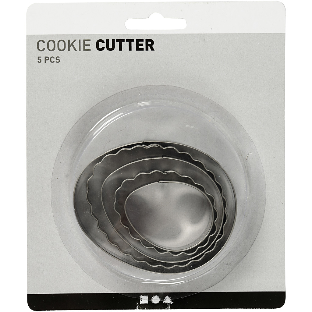 Utstikkerformer for Creativ Company Egg Str 8 cm 5 stk/1 pk