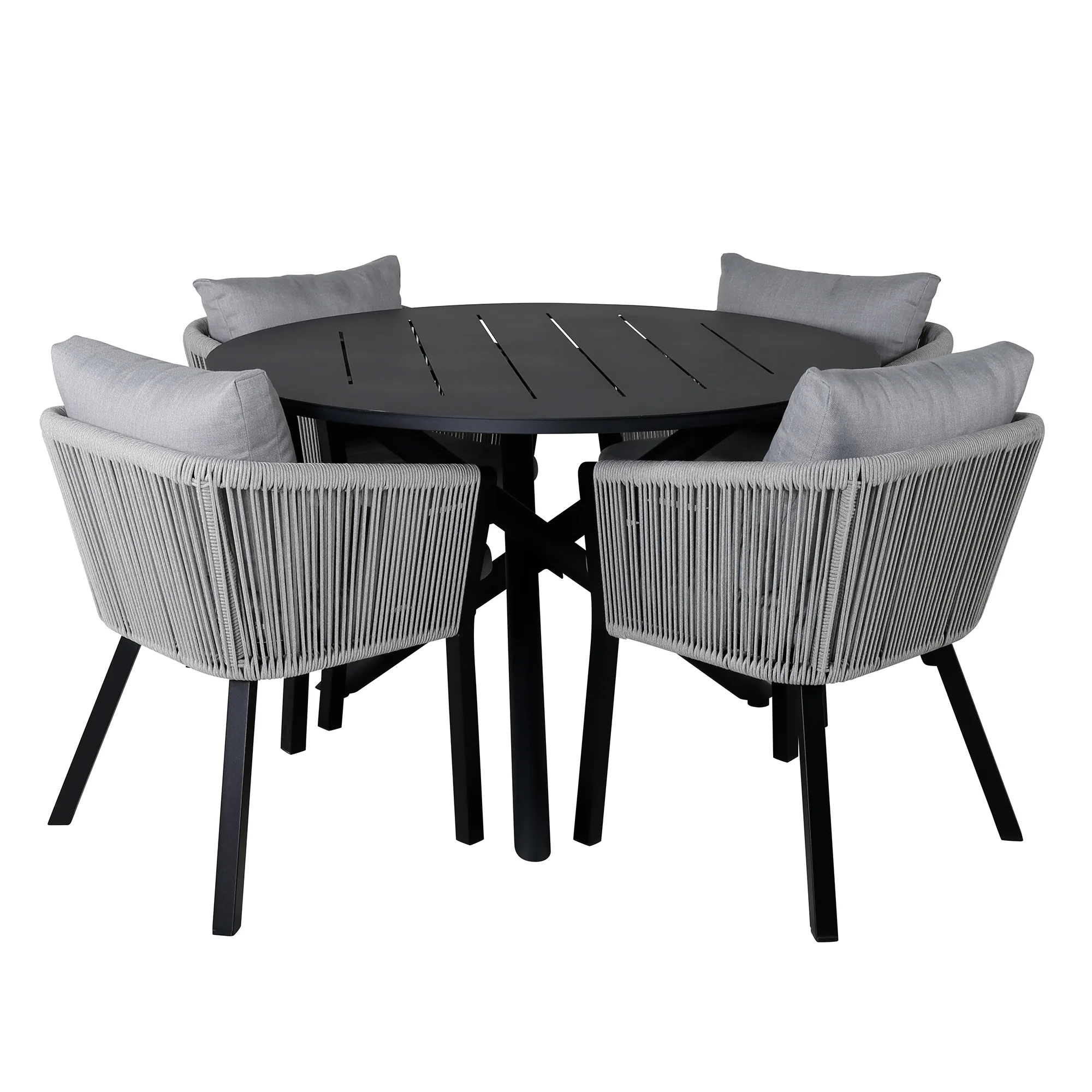 Spisegruppe Venture Home Alma med 4 Virya Stoler
