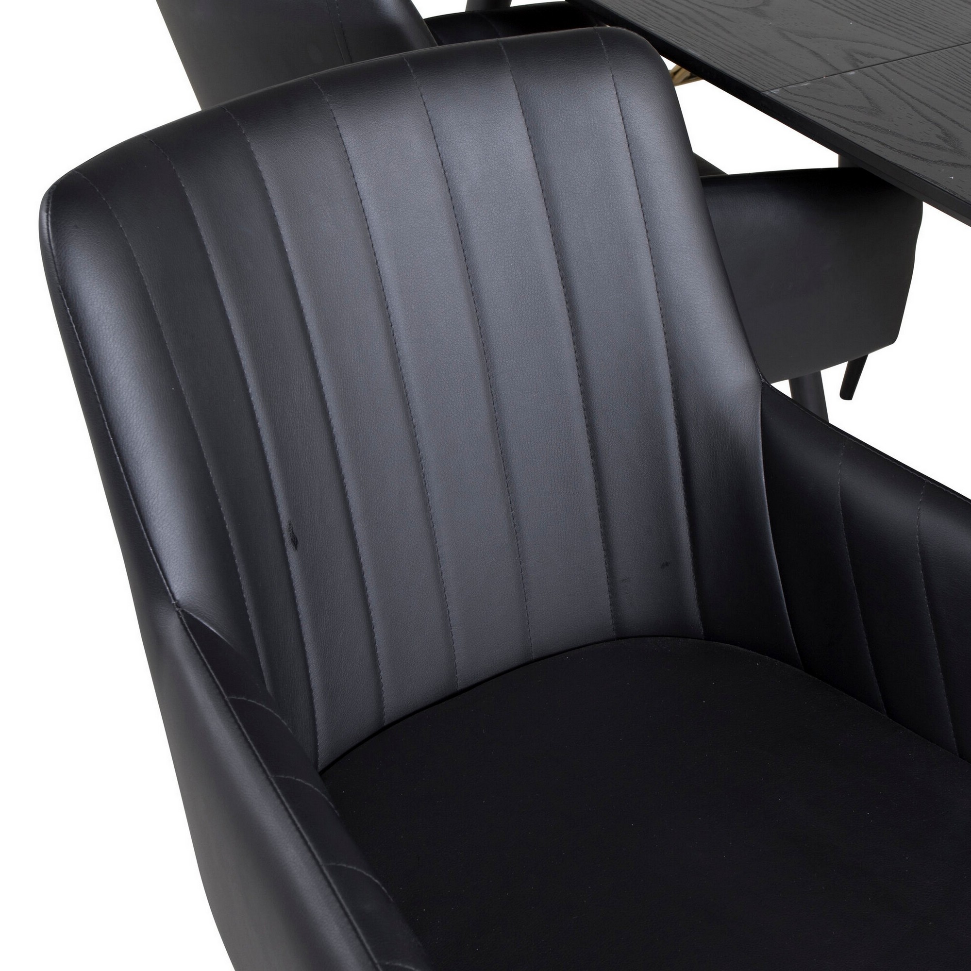 Spisegruppe Venture Home Gold med 4stk Comfort Stoler