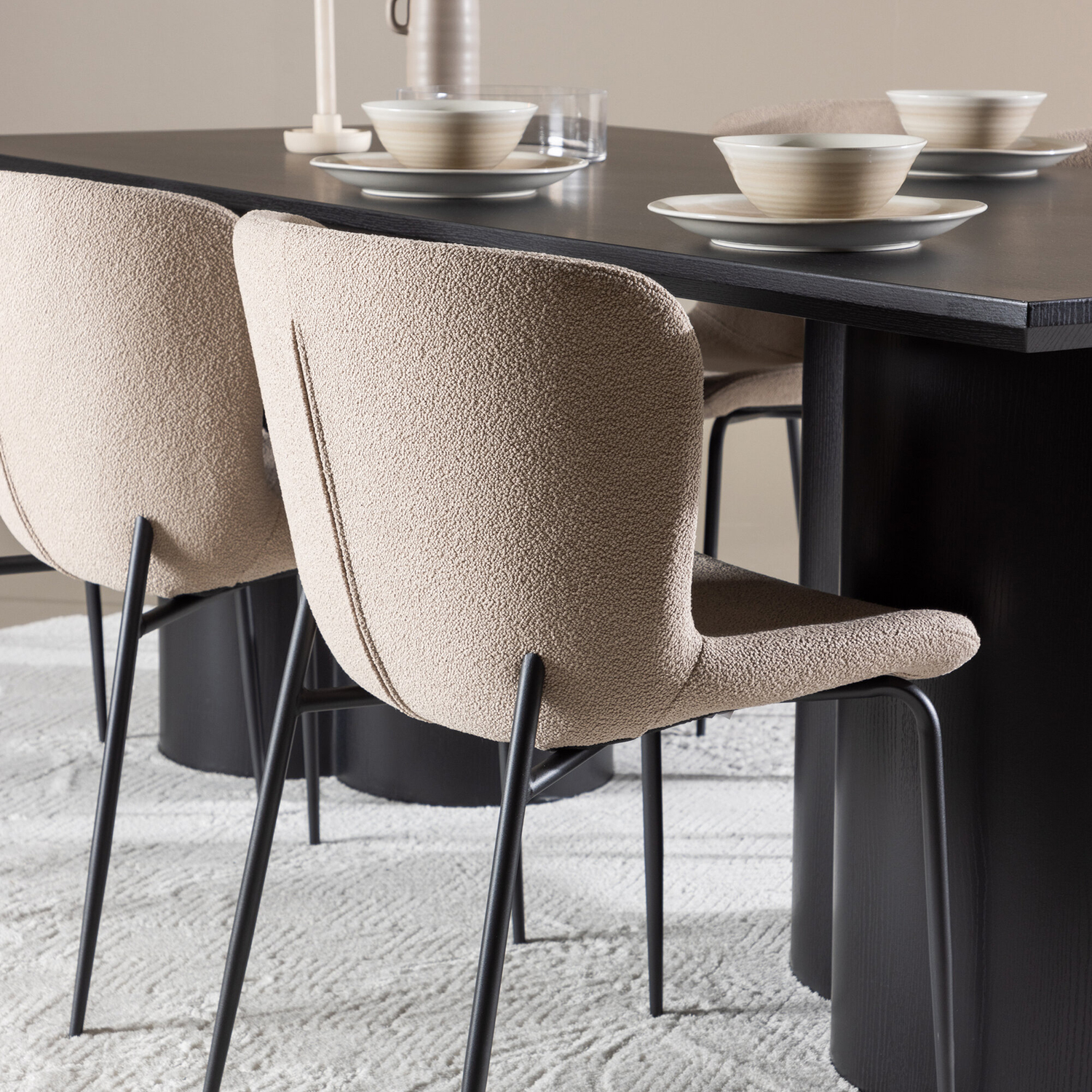 Spisegruppe Venture Home Olivia 210 med 6 stk Modesto Stoler