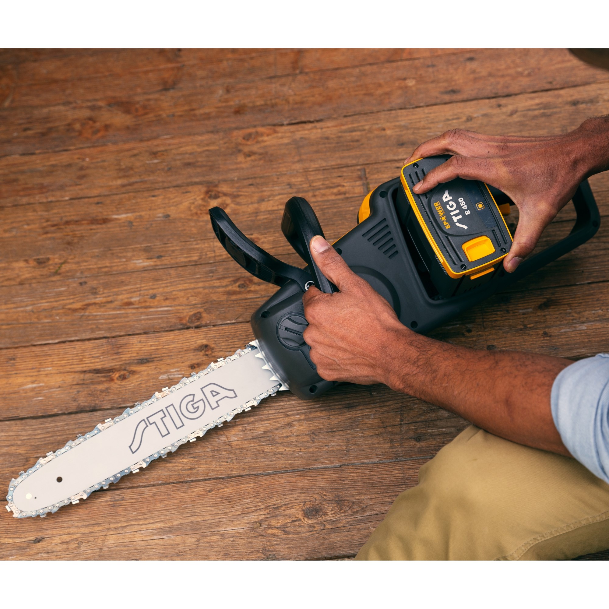 Motorsag Stiga CS 700 E uten Batteri og Lader