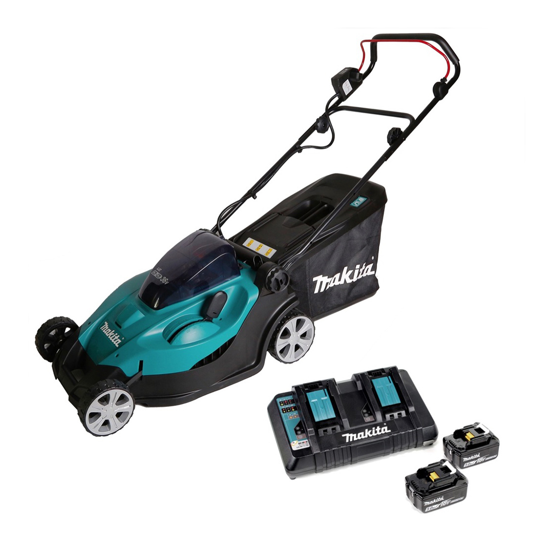 Gressklipper Makita DLM432PT2 2x18V Med Batteri og Lader
