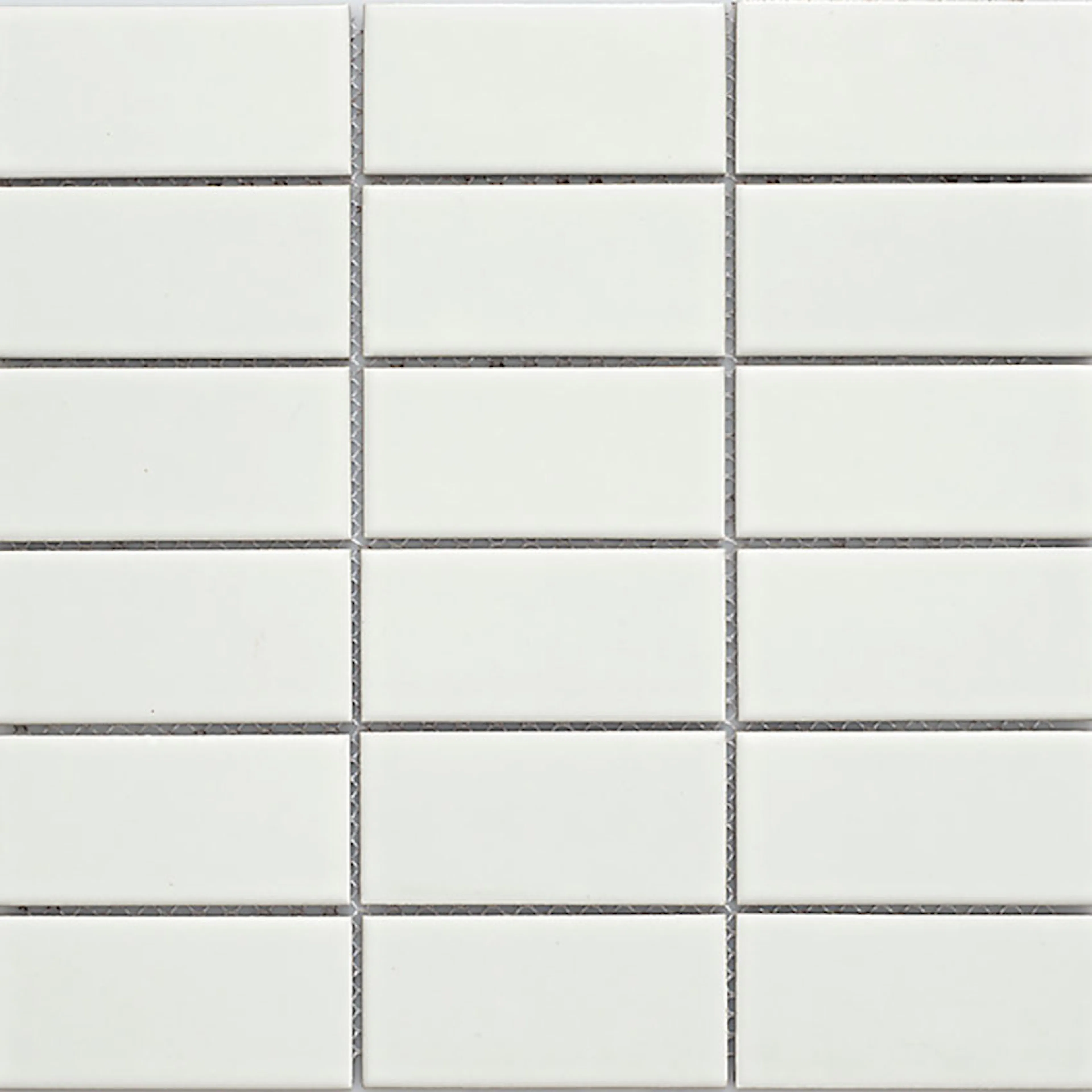 KlinkerMosaikk Arredo Titan Hvit Matt 5x10 cm