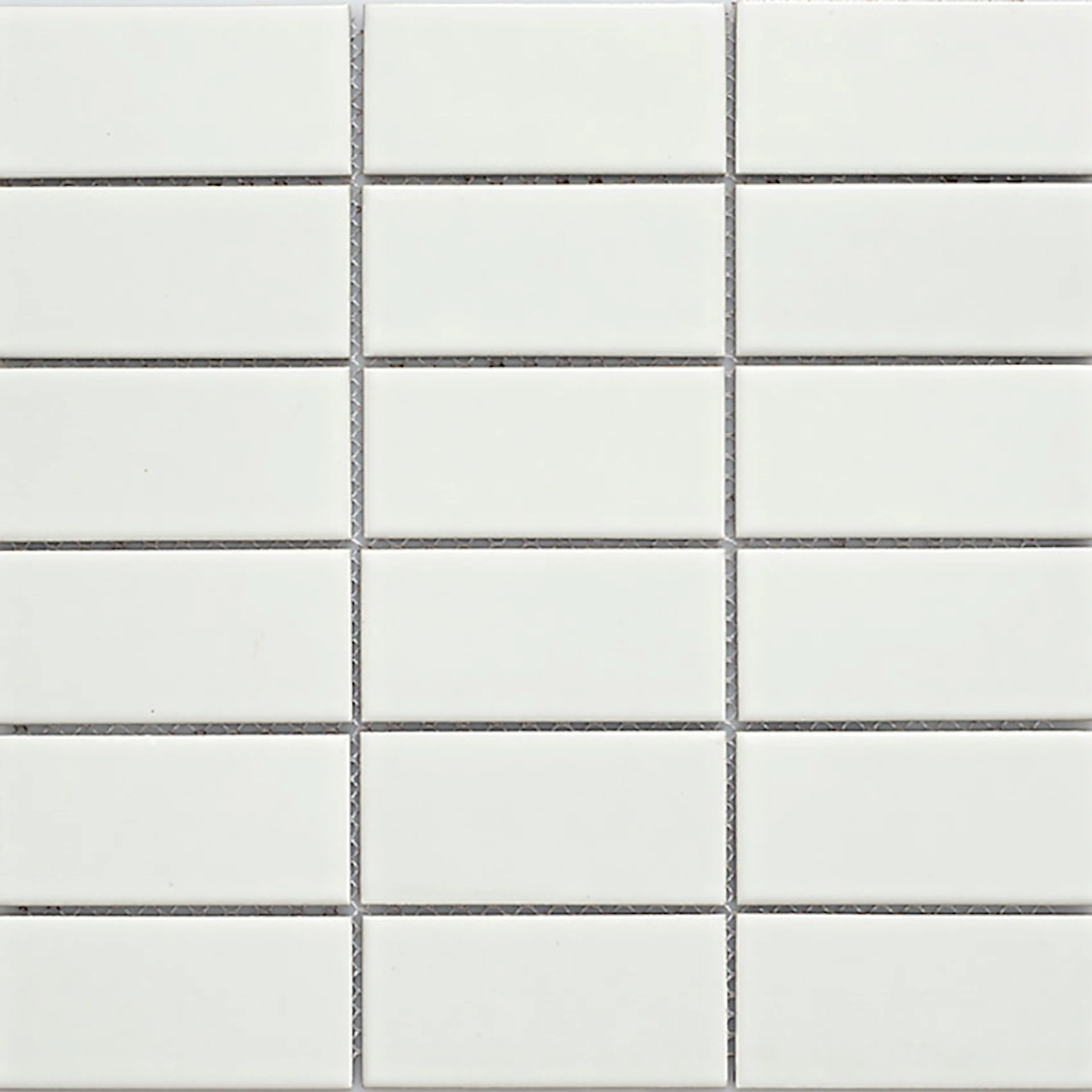 KlinkerMosaikk Arredo Titan Hvit Matt 5x10 cm