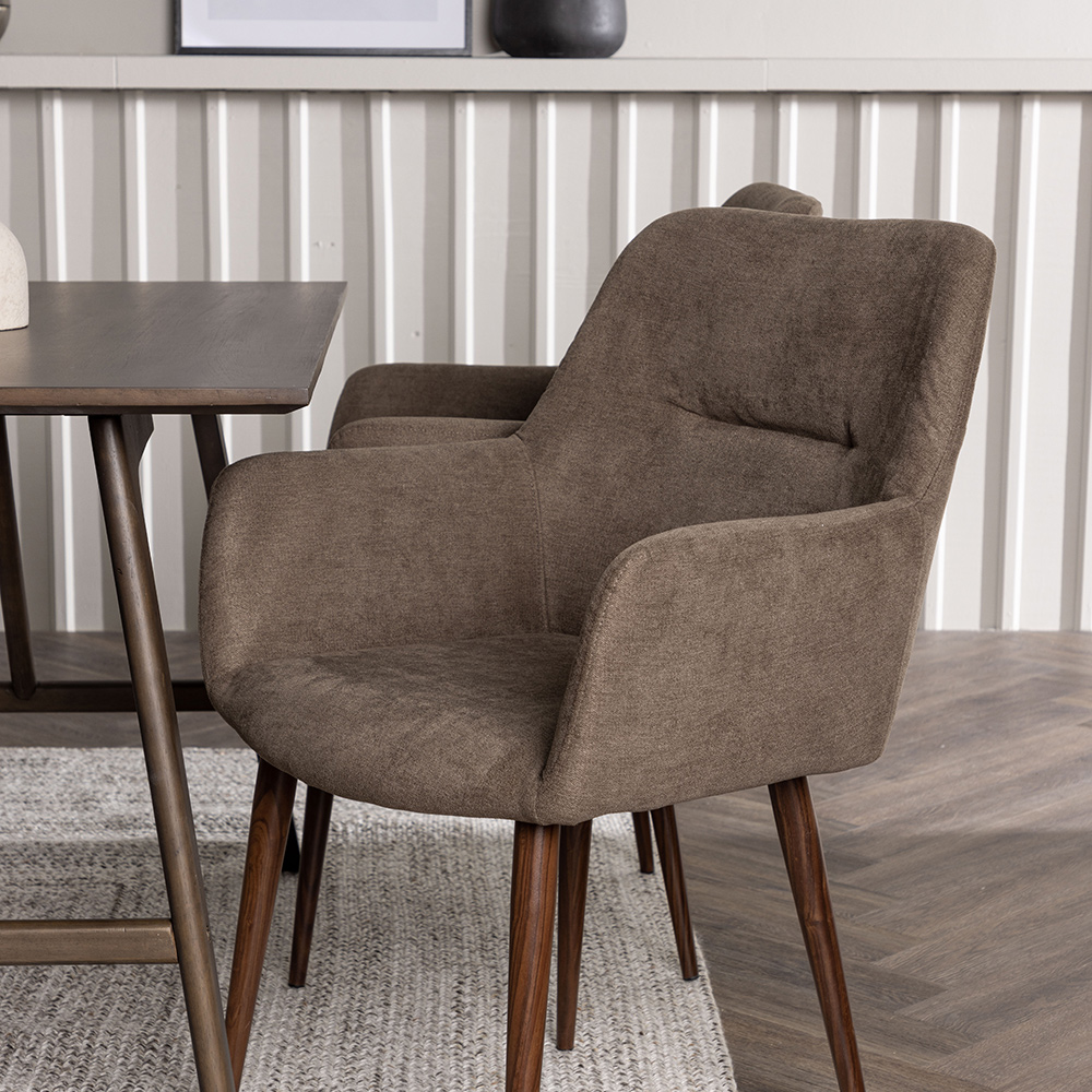 Spisegruppe Venture Home Kaseidon med 4 stk Tomorrow Stoler