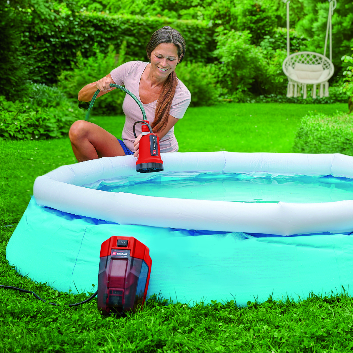 Vannpumpe Einhell GE-SP 18 LL Li Uten Batteri og Lader