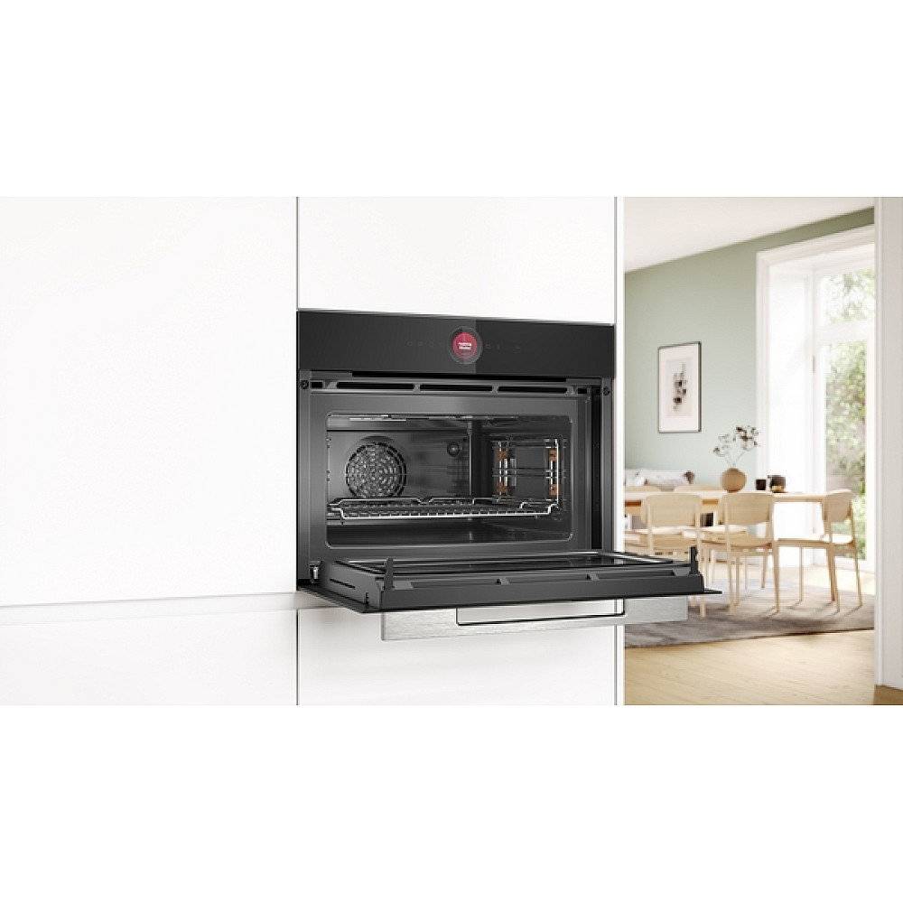 Ovn- og Mikrobølgepakke Bosch HBG7221B1 + CMG7241B1 Serie 8 Kompaktovn Med WiFi