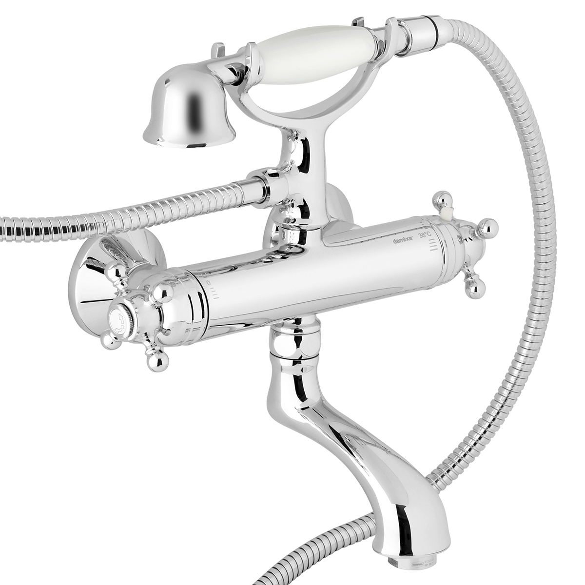 Badekarbatteri Damixa Tradition med Termostat