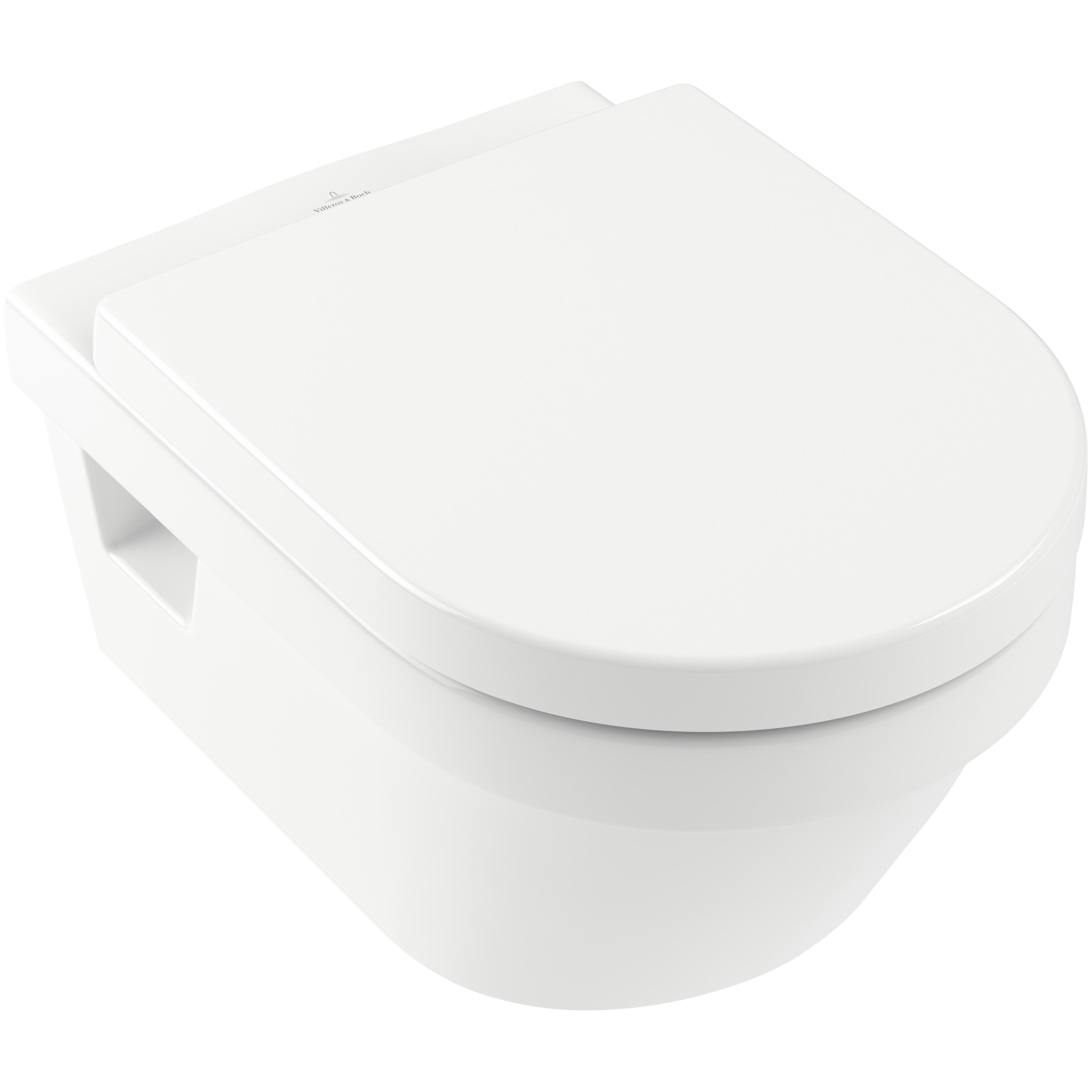 V&auml;ggh&auml;ngd Toalettstol Villeroy & Boch Architectura Rundad