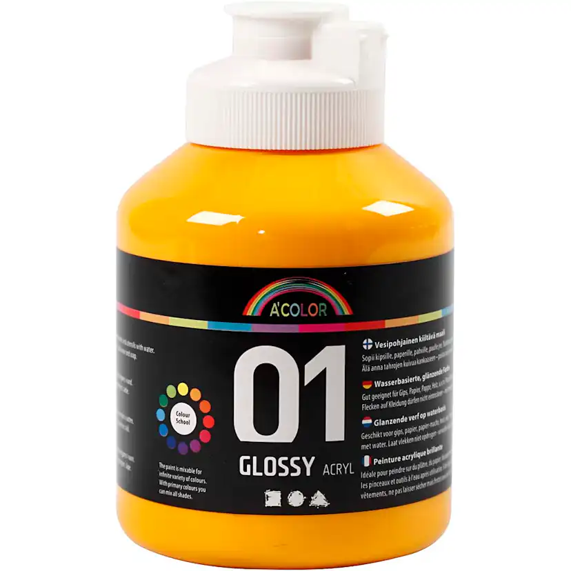 Akrylmaling Creativ Company A-color Nr 01 Blank 500 ml