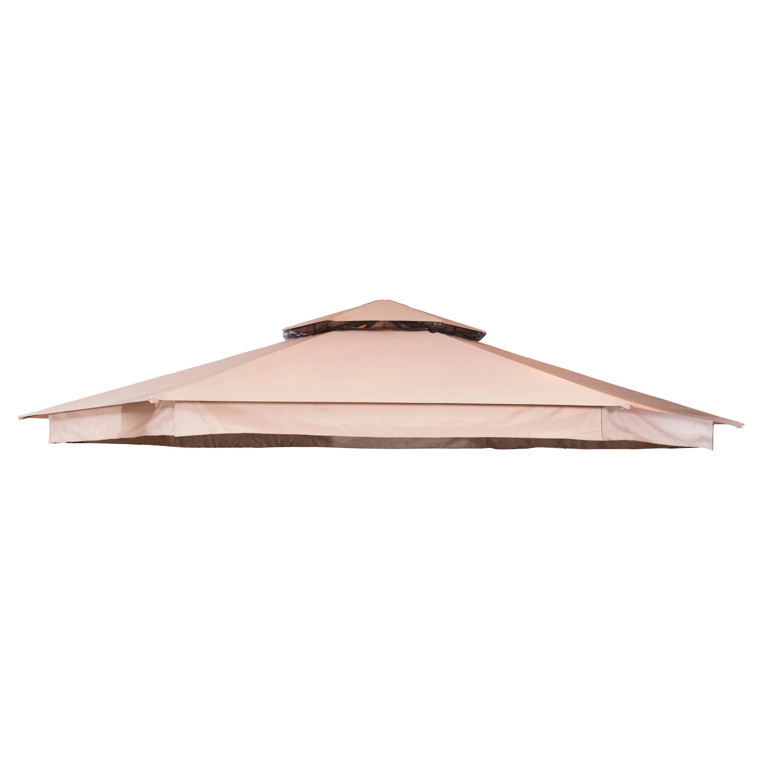 Paviljongtak Hillerstorp Luxor 6-kantet Solskjerm Ø400 cm Beige