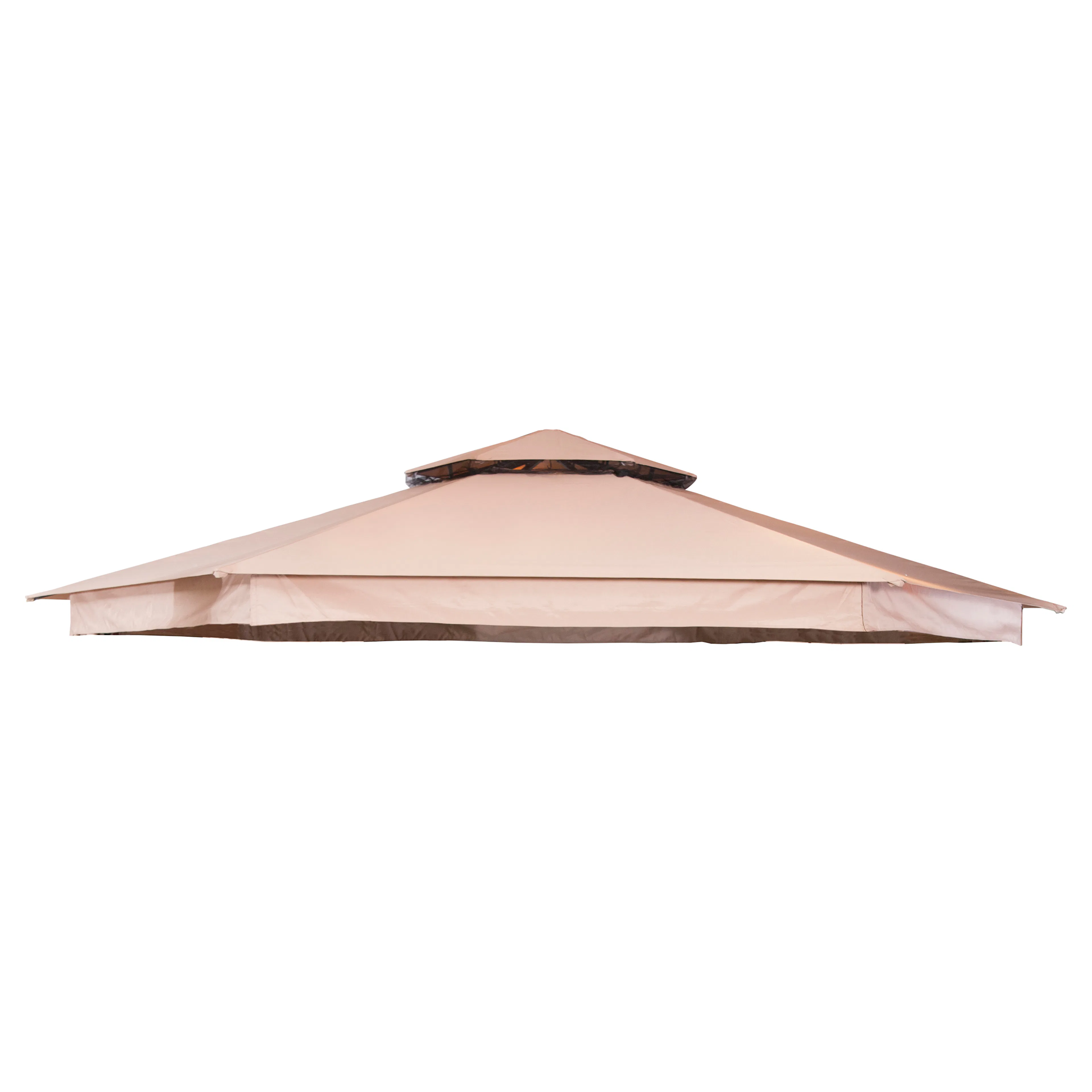 Paviljongtak Hillerstorp Luxor 6-kantet Solskjerm Ø400 cm Beige