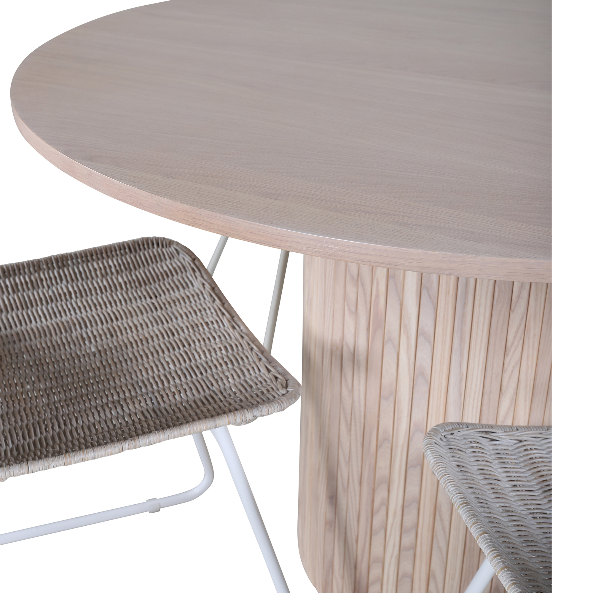 Spisegruppe Venture Home Bianca Rund med 4 Cornelia Stoler Rotting