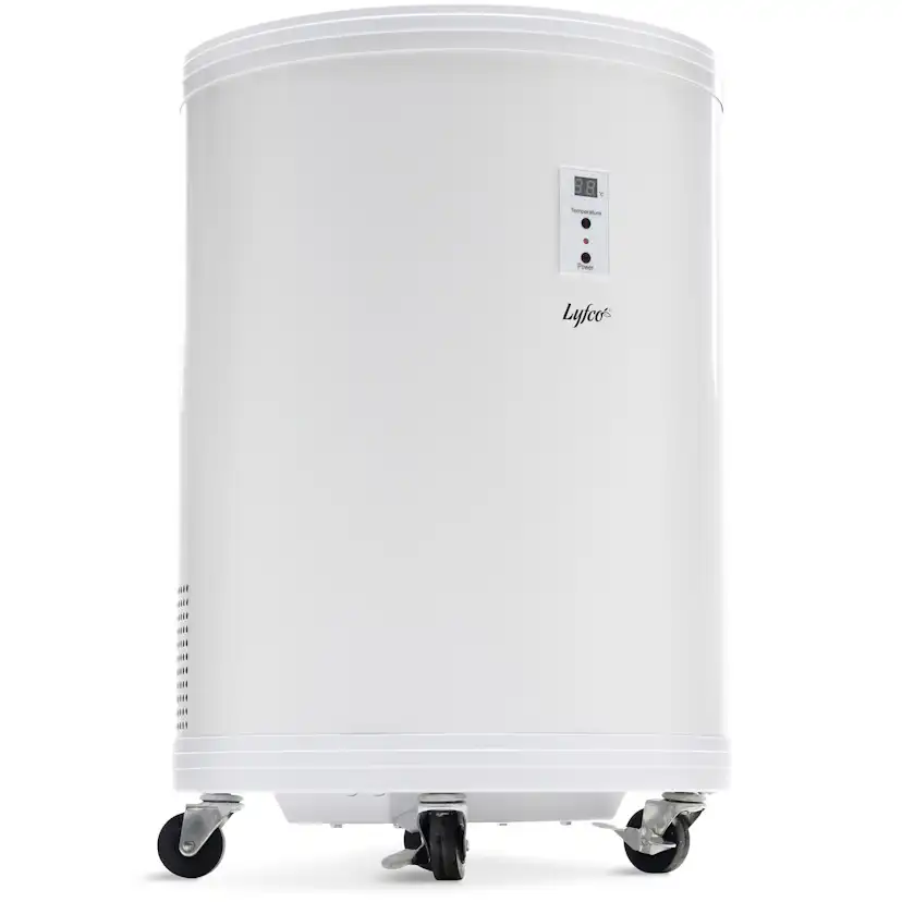 Party-cooler- 30L Vit med display & hjul Hvit
