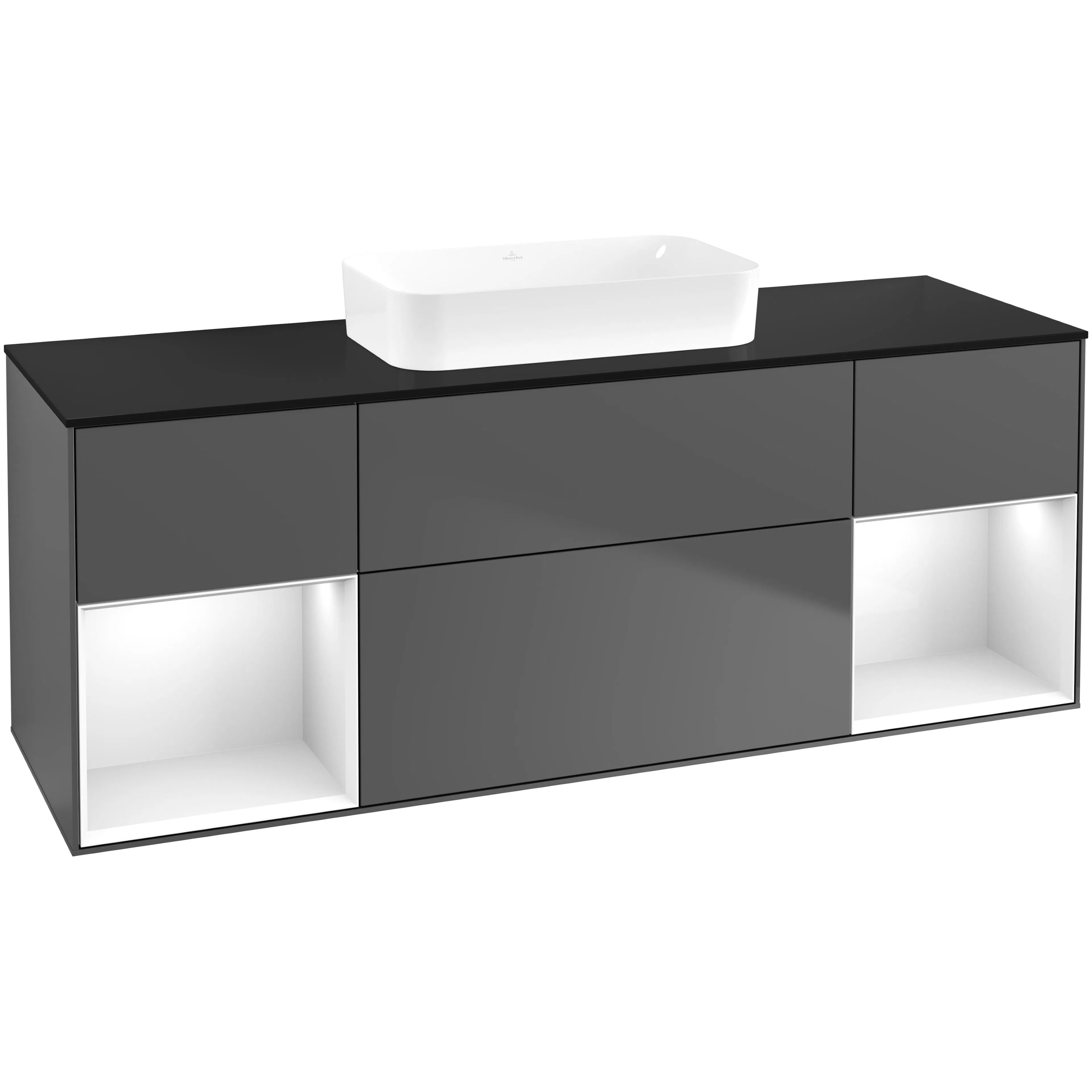 Mattsvart glas