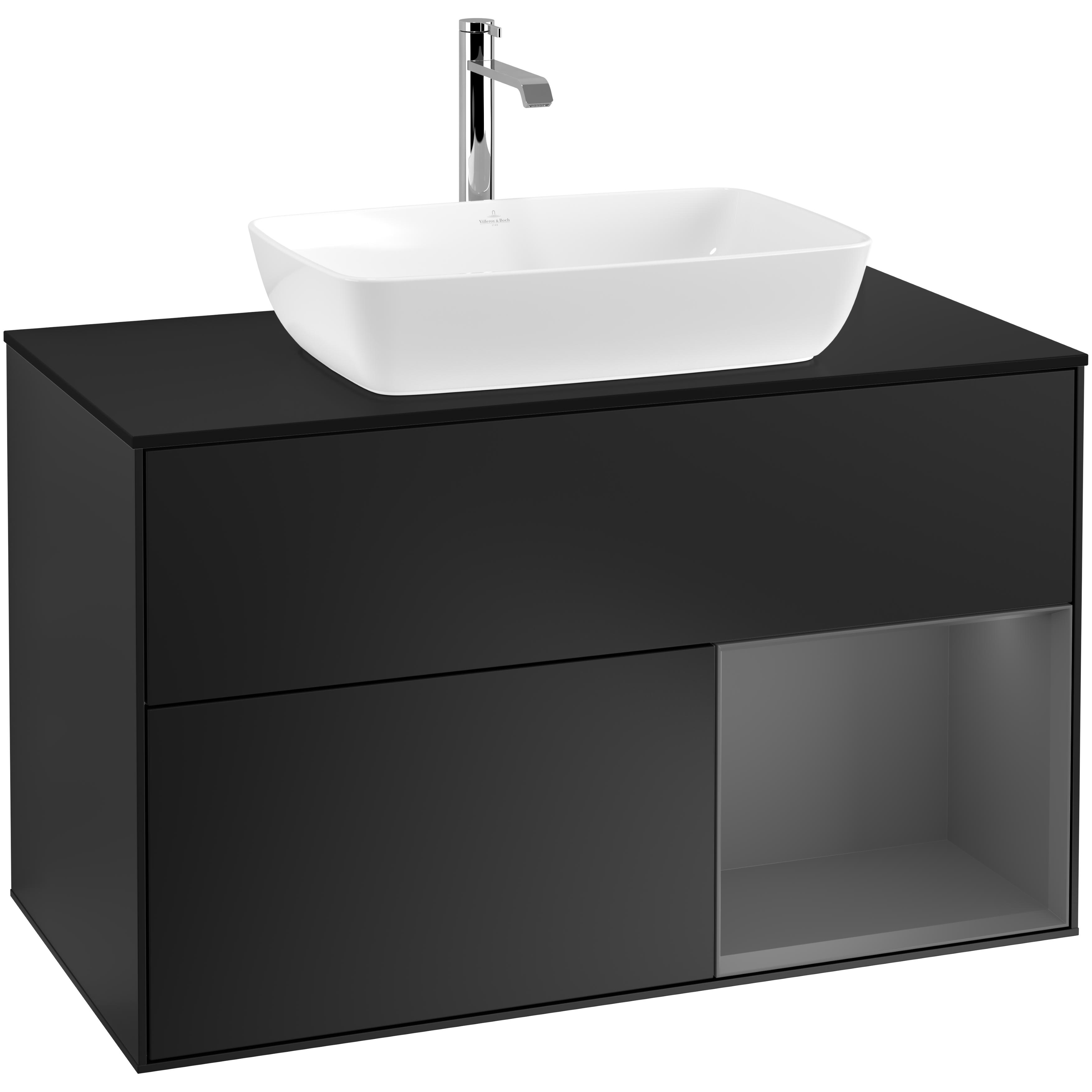 Tvättställsskåp Villeroy & Boch Finion med 2 Lådor Hylla och Bänkskiva för Fristående Tvättställ från Artis & Collaro