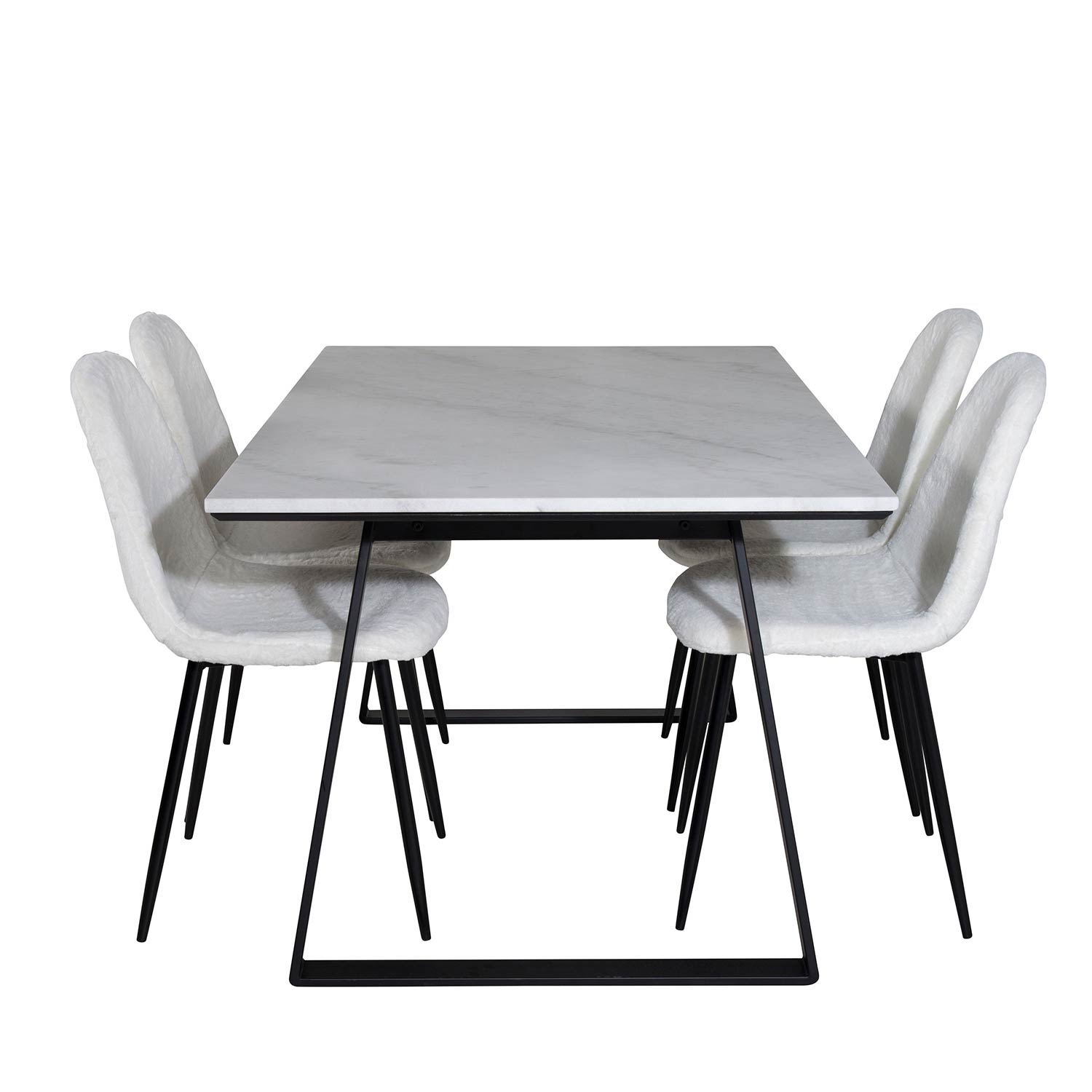 Spisegruppe Venture Home Estelle 140 med 4 Pooya Stoler