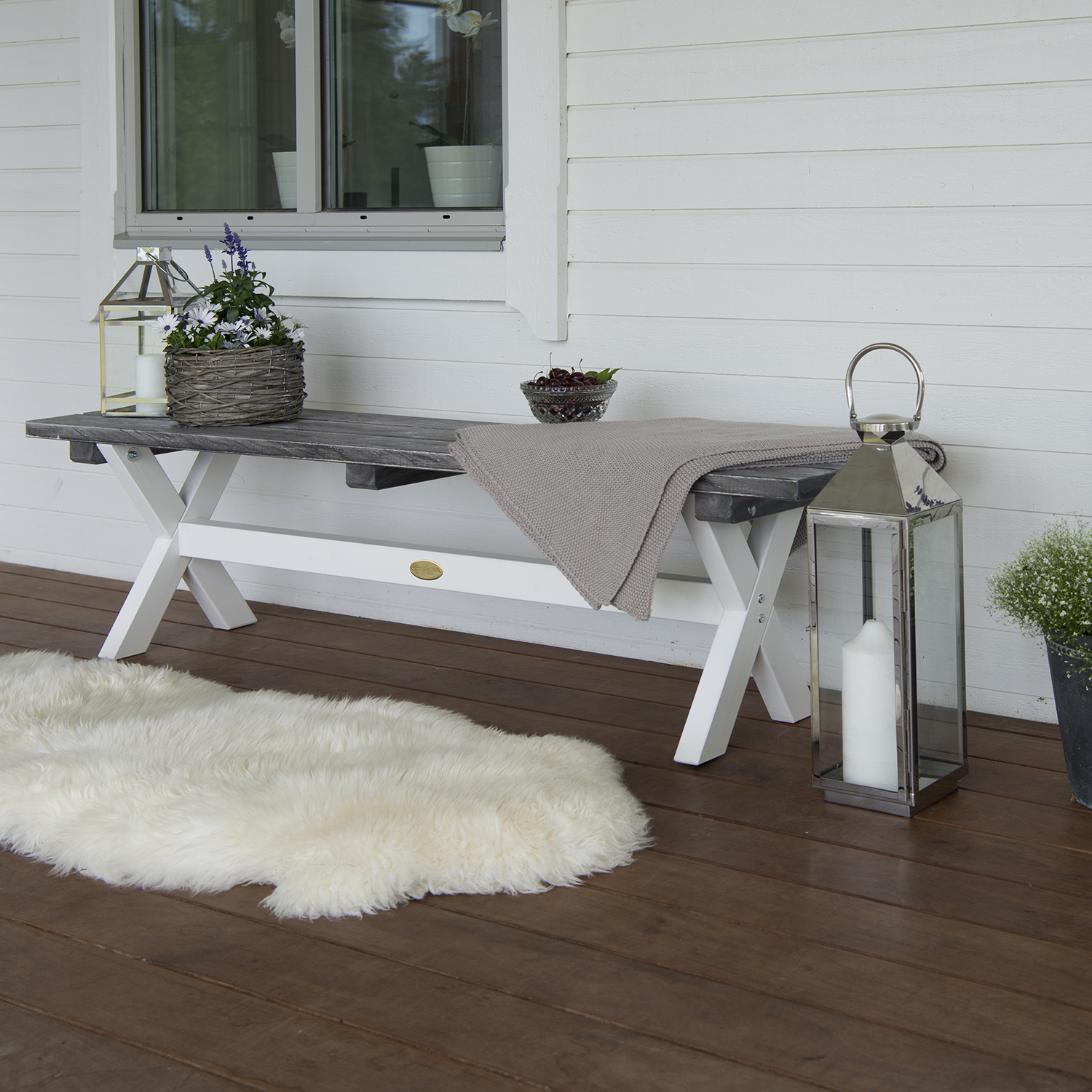 Benk Hillerstorp Shabby Chic