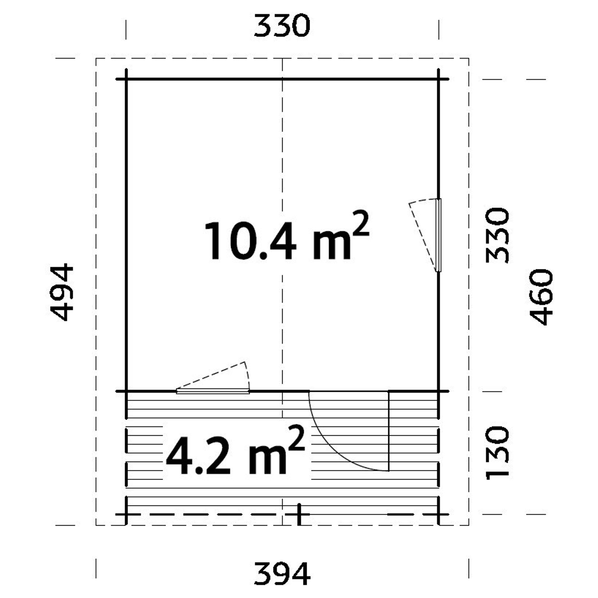 Gjestehytte Palmako Emma  15,2m2