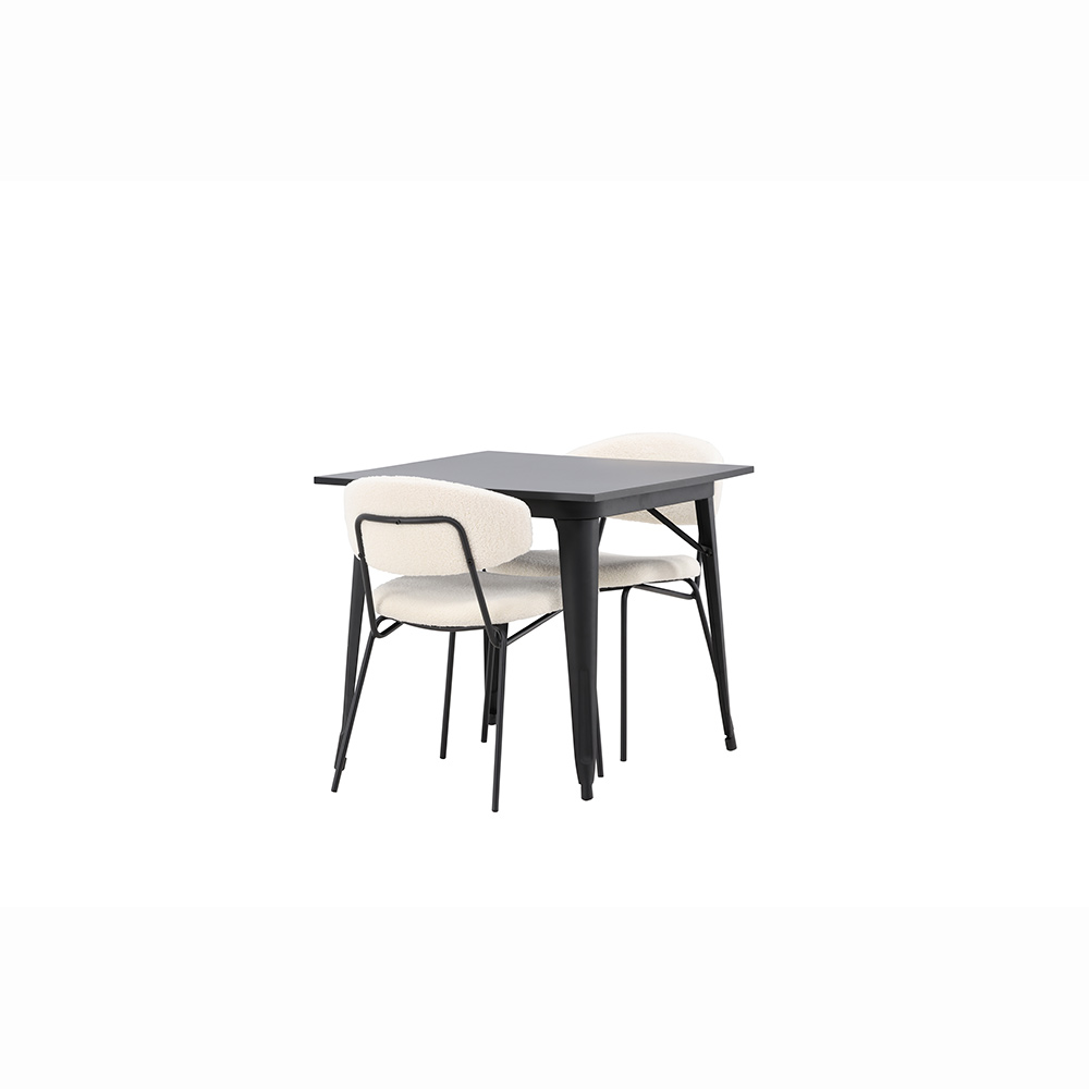 Spisegruppe Venture Home Tempe med 2 Chico Stoler